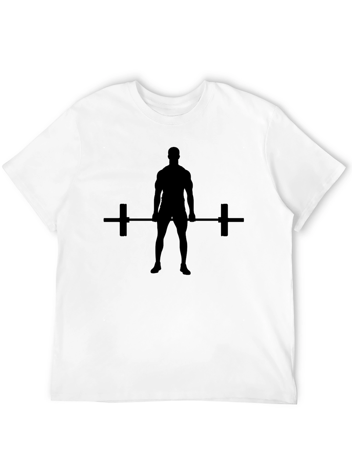 Weightlifter Graphic Black T-Shirt