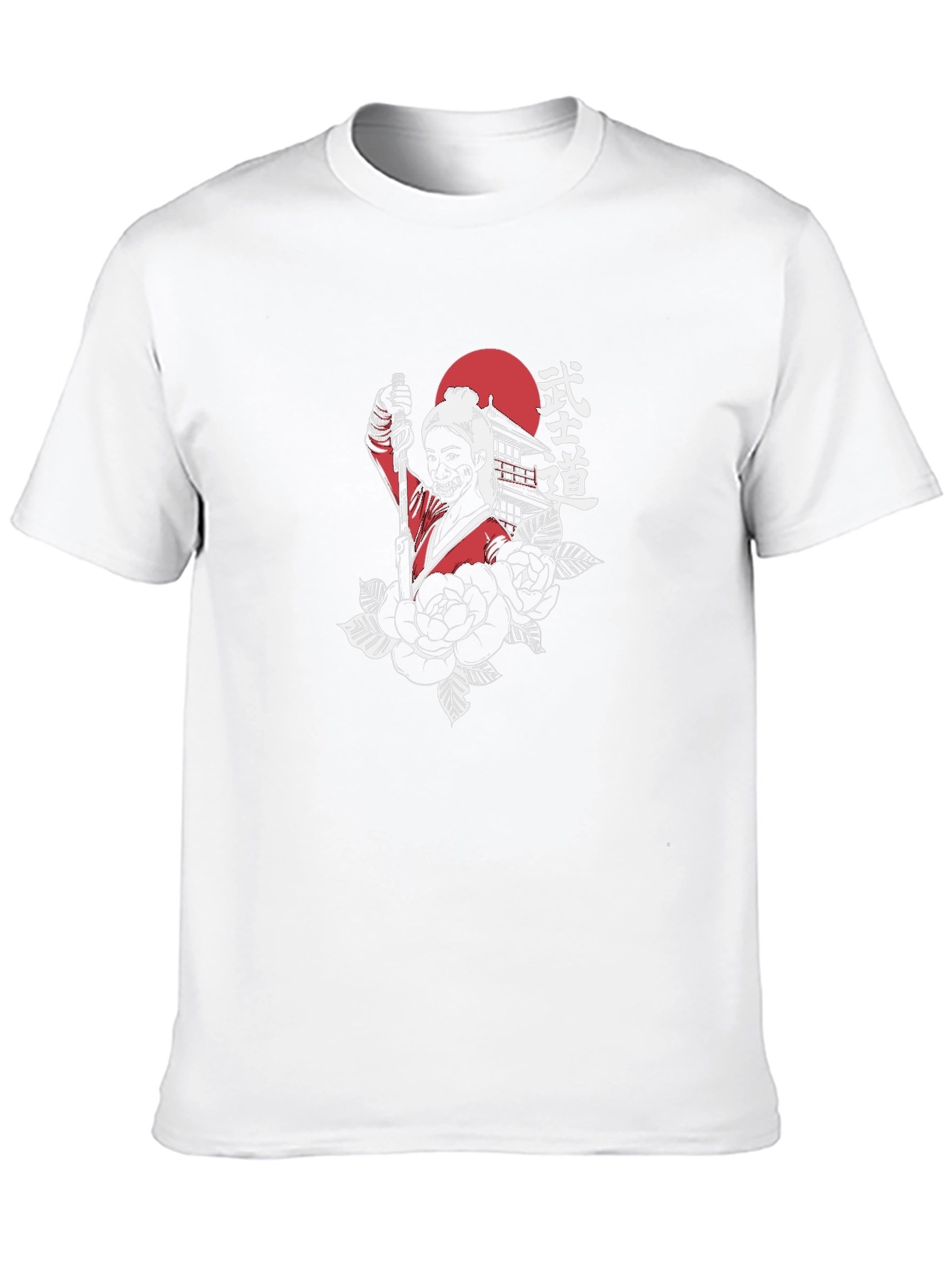 Samurai Graphic Black T-Shirt