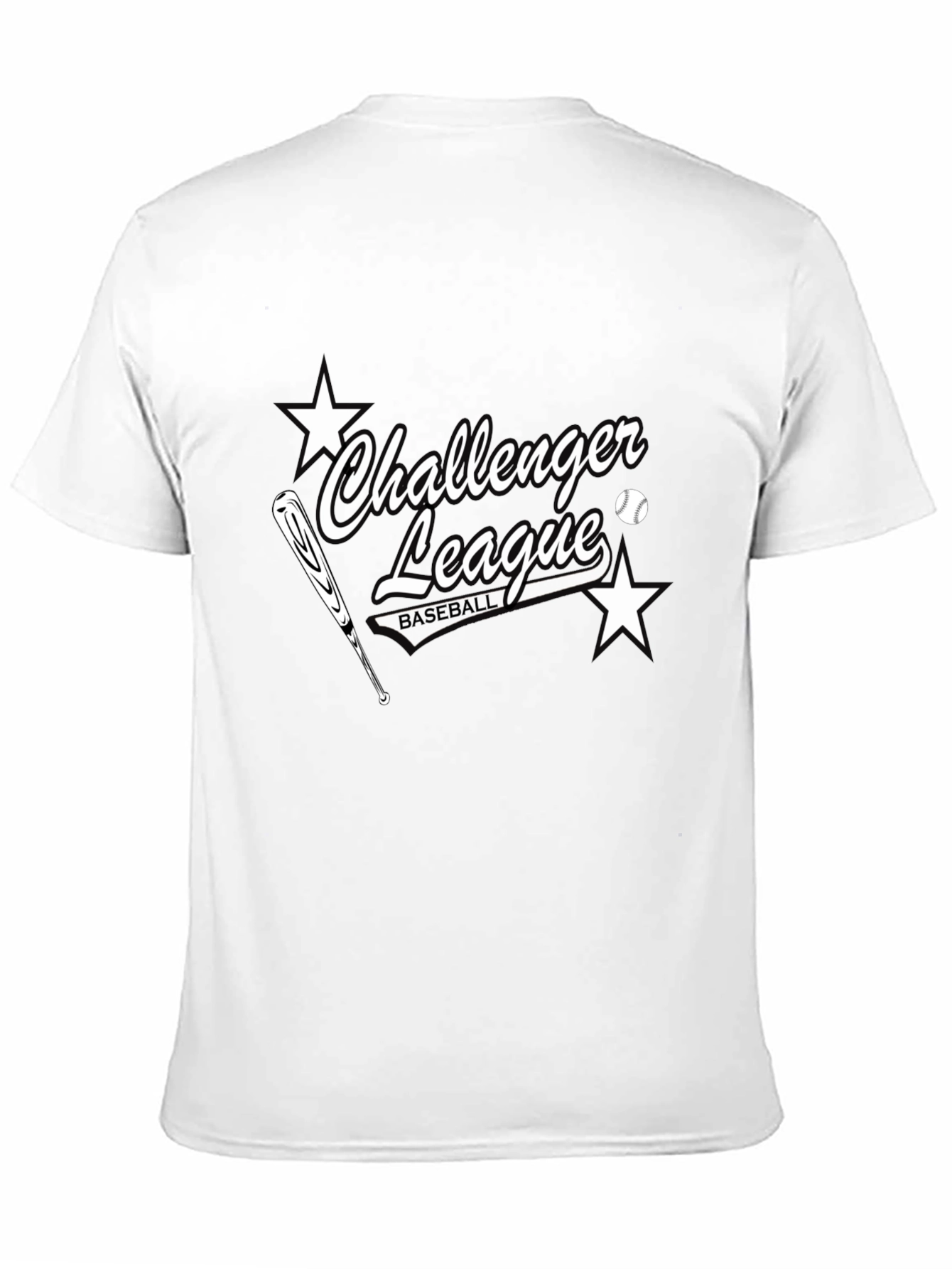 Challenger League Baseball T-Shirt - Classic Design