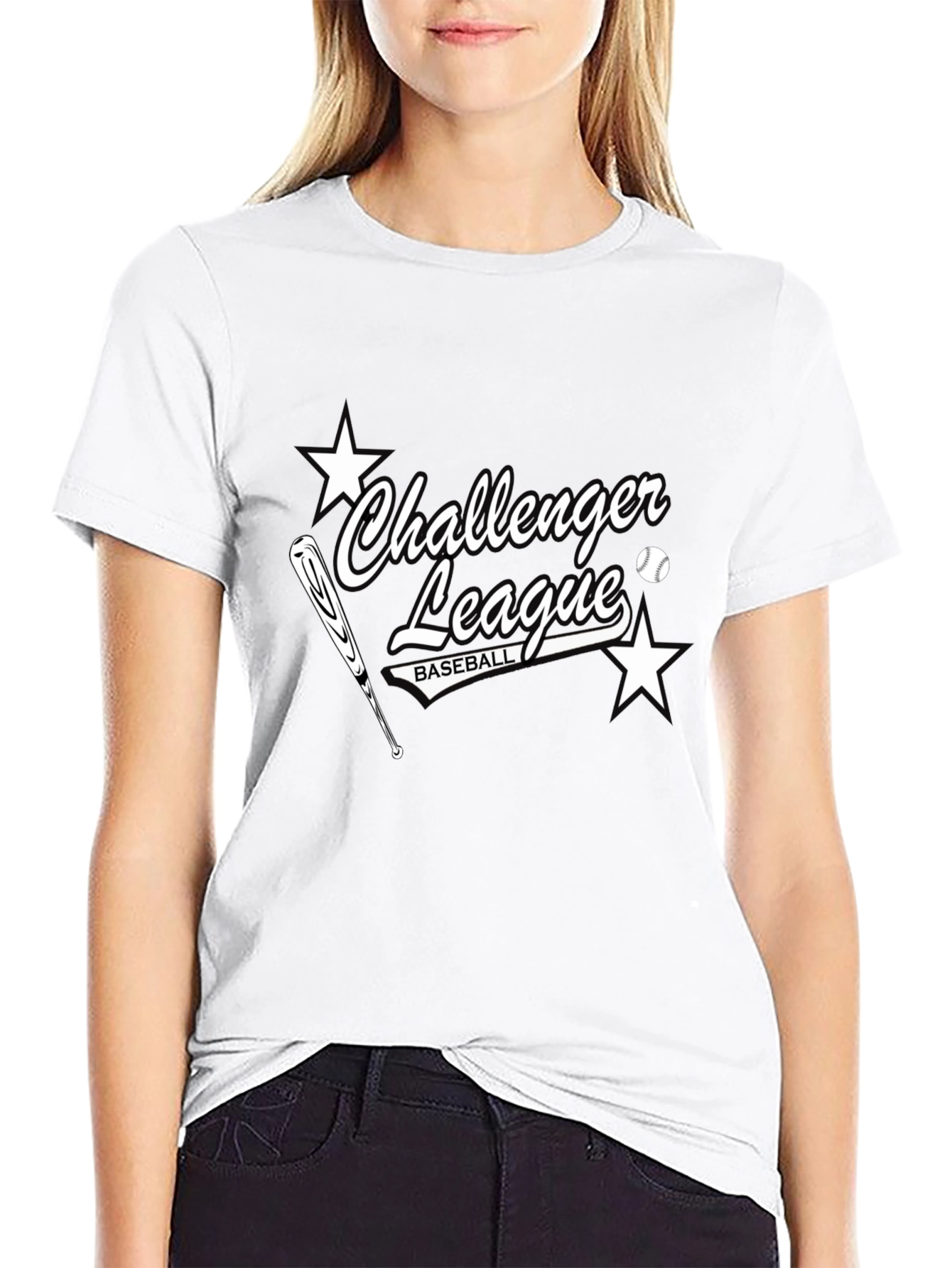 Challenger League Baseball T-Shirt - Classic Design
