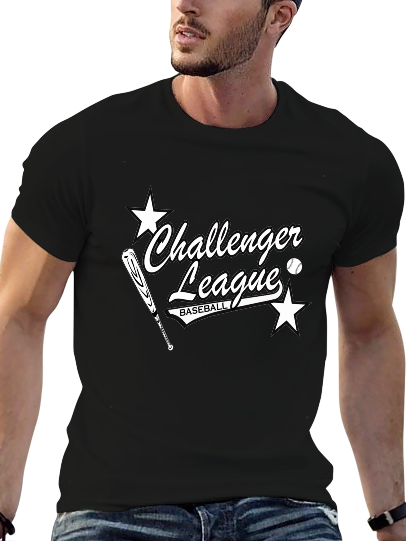 Challenger League Baseball T-Shirt - Classic Design