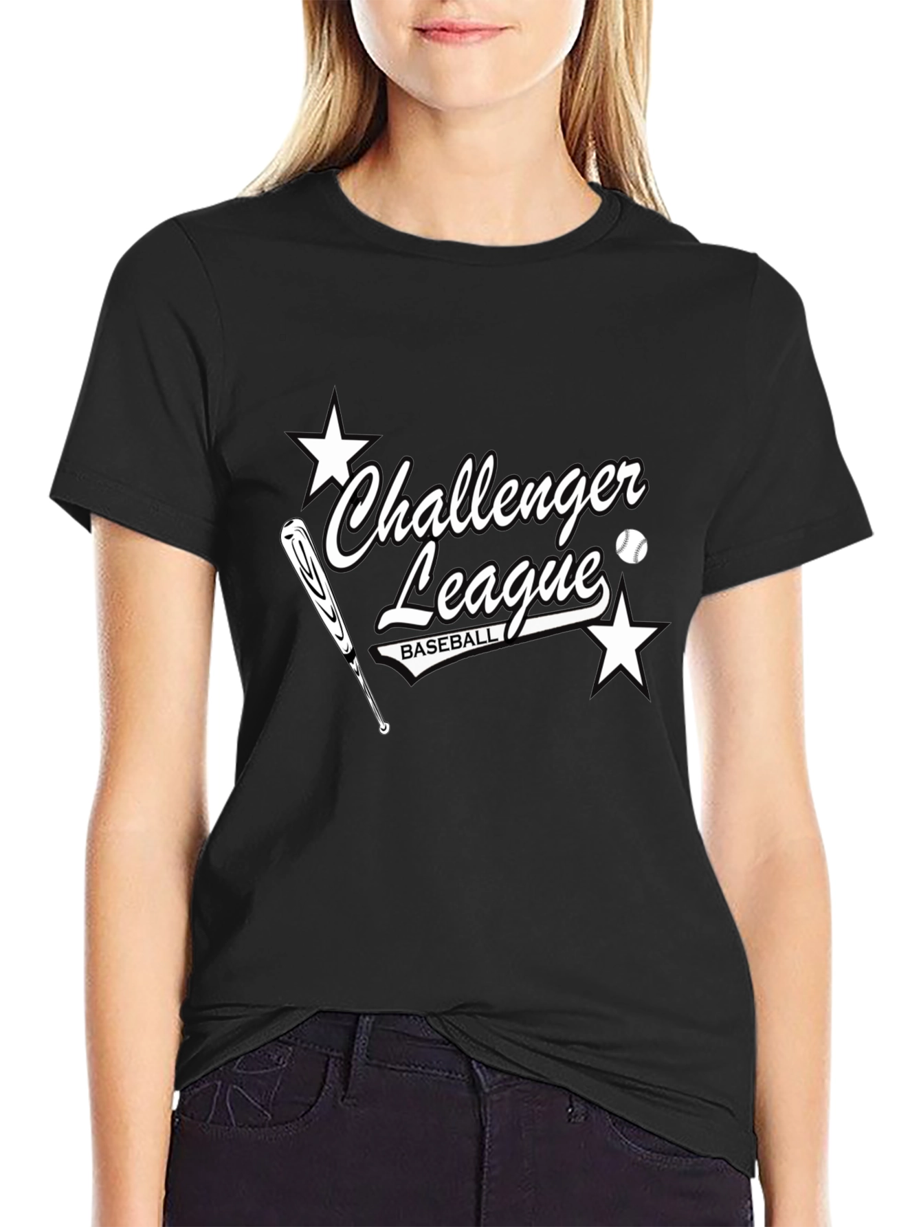 Challenger League Baseball T-Shirt - Classic Design