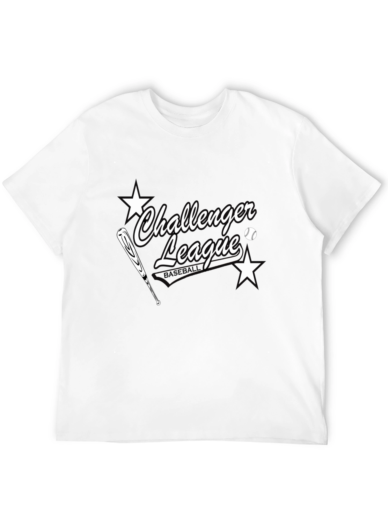 Challenger League Baseball T-Shirt - Classic Design