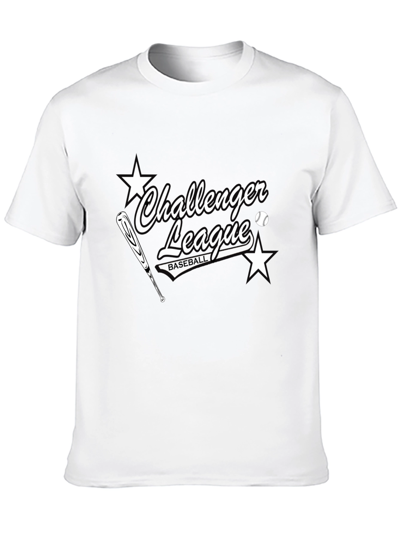 Challenger League Baseball T-Shirt - Classic Design