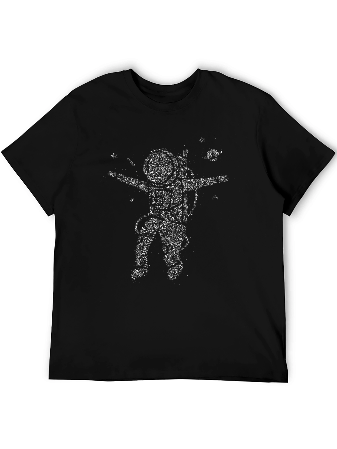 Astronaut Graphic Black T-Shirt