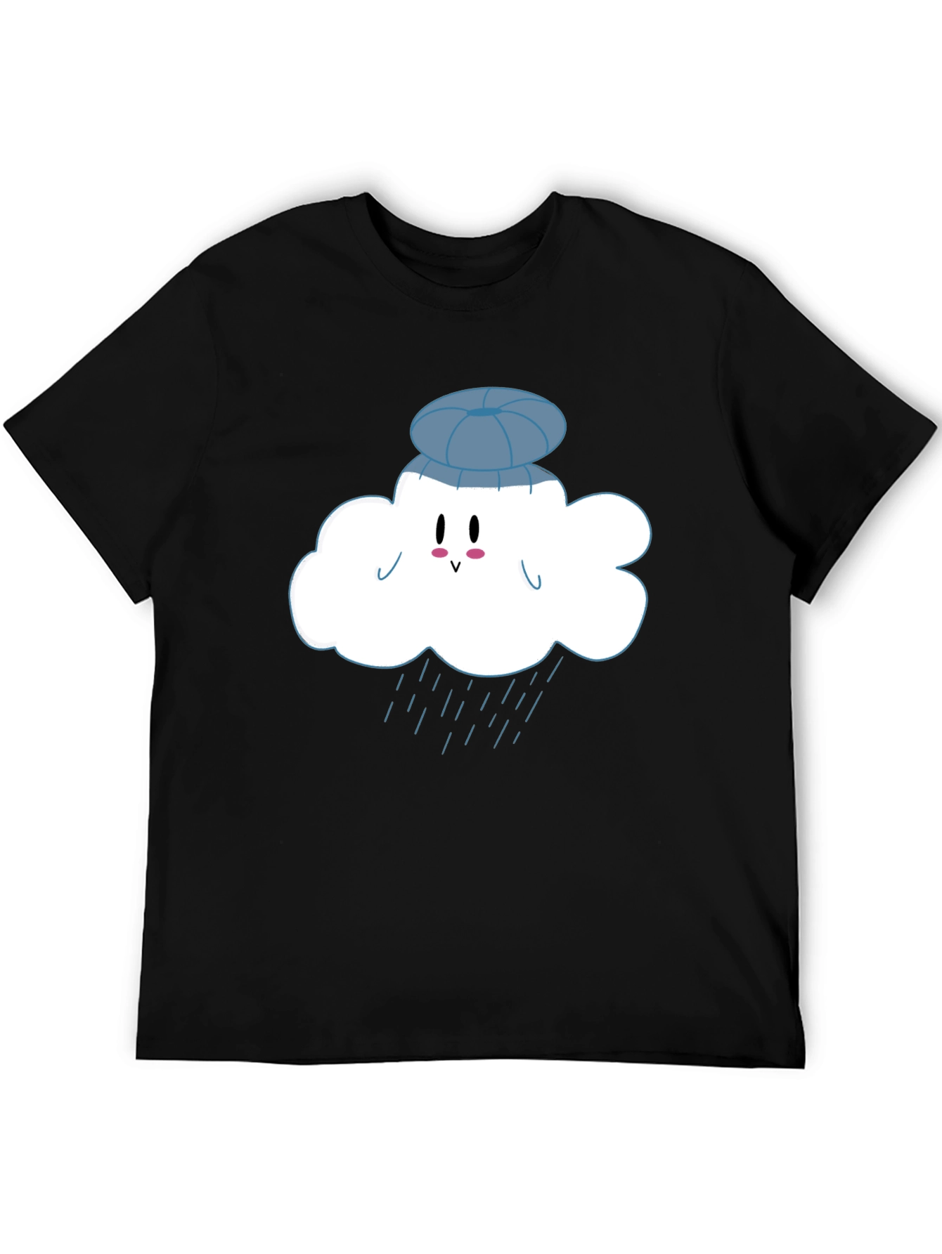 Cloudy Day Black T-Shirt