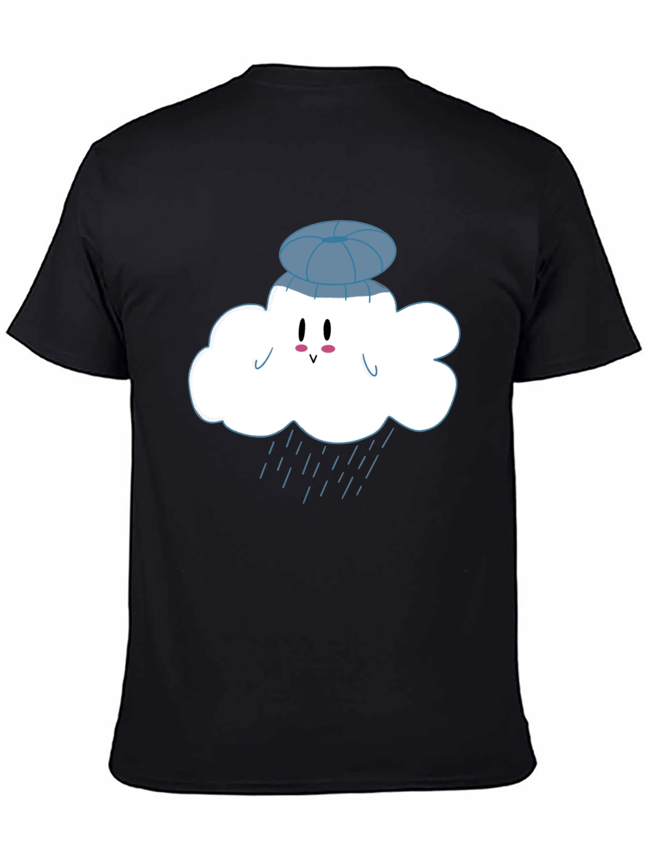 Cloudy Day Black T-Shirt