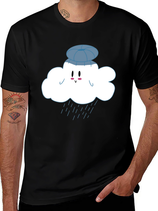 Cloudy Day Black T-Shirt