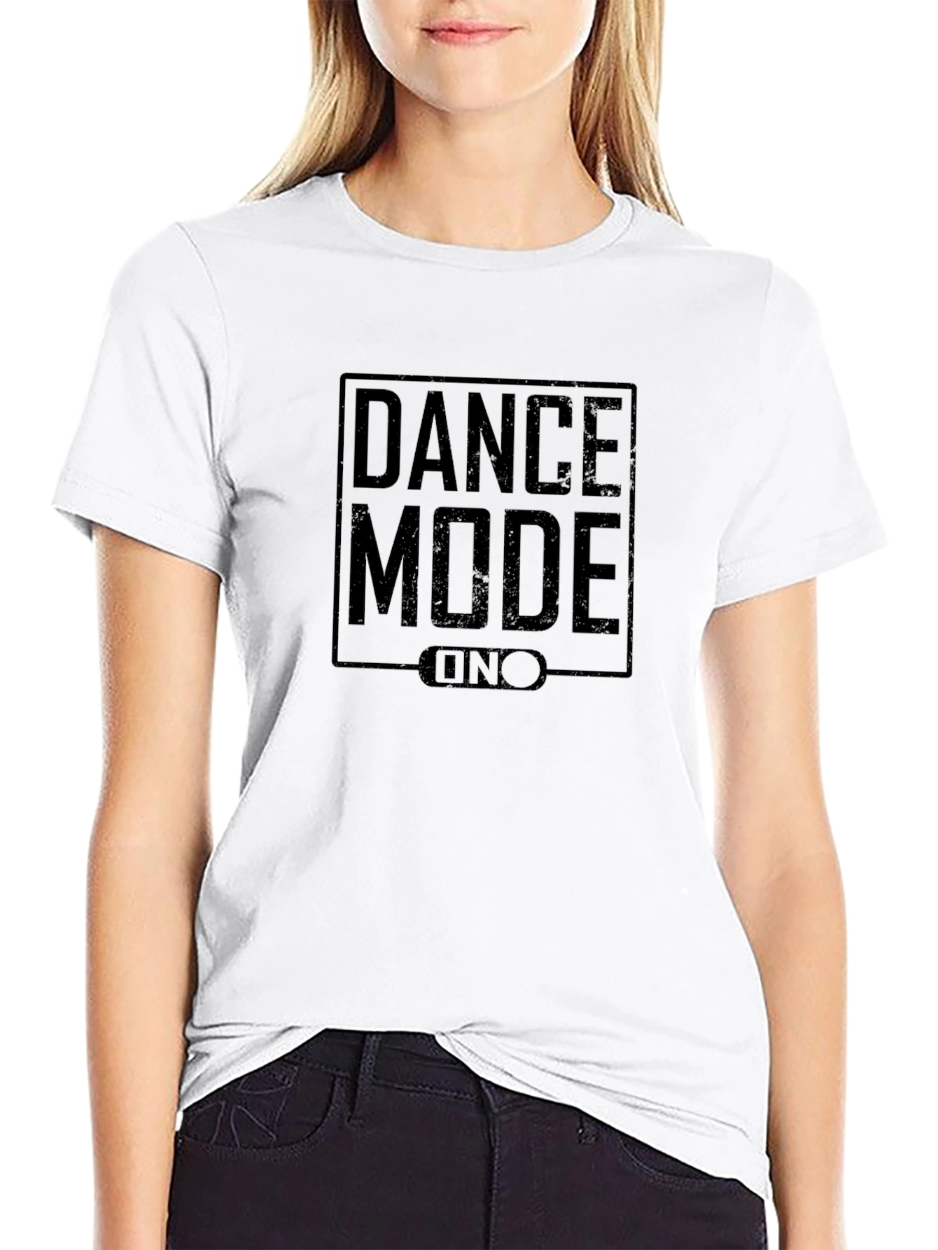 Dance Mode UNO T-Shirt - Black Graphic Tee