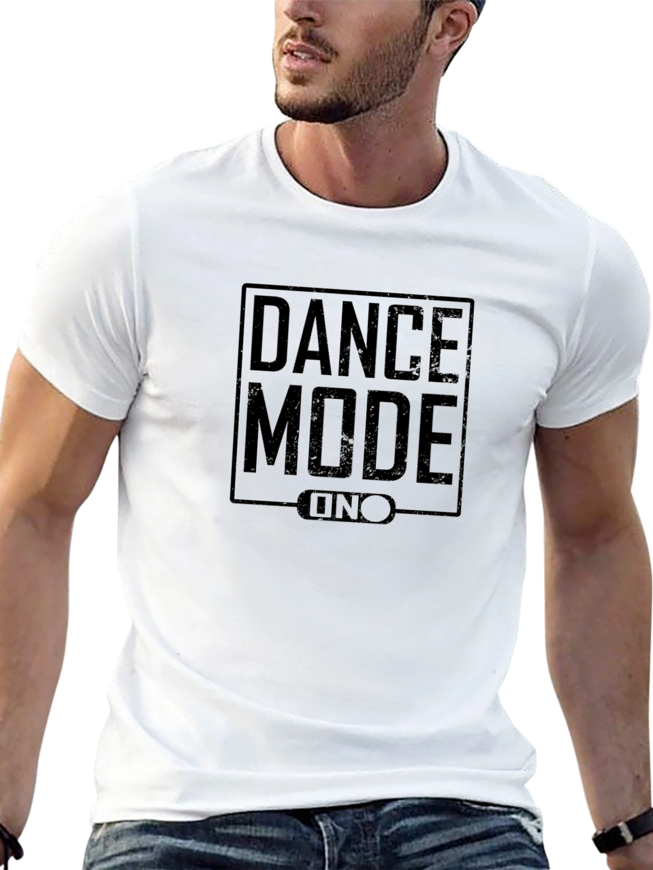 Dance Mode UNO T-Shirt - Black Graphic Tee