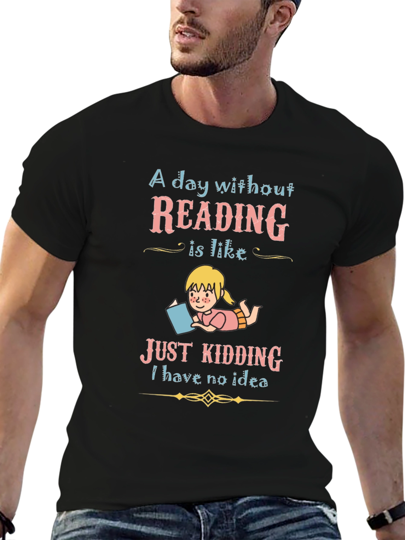 Reading Lover T-Shirt - A Day Without Reading