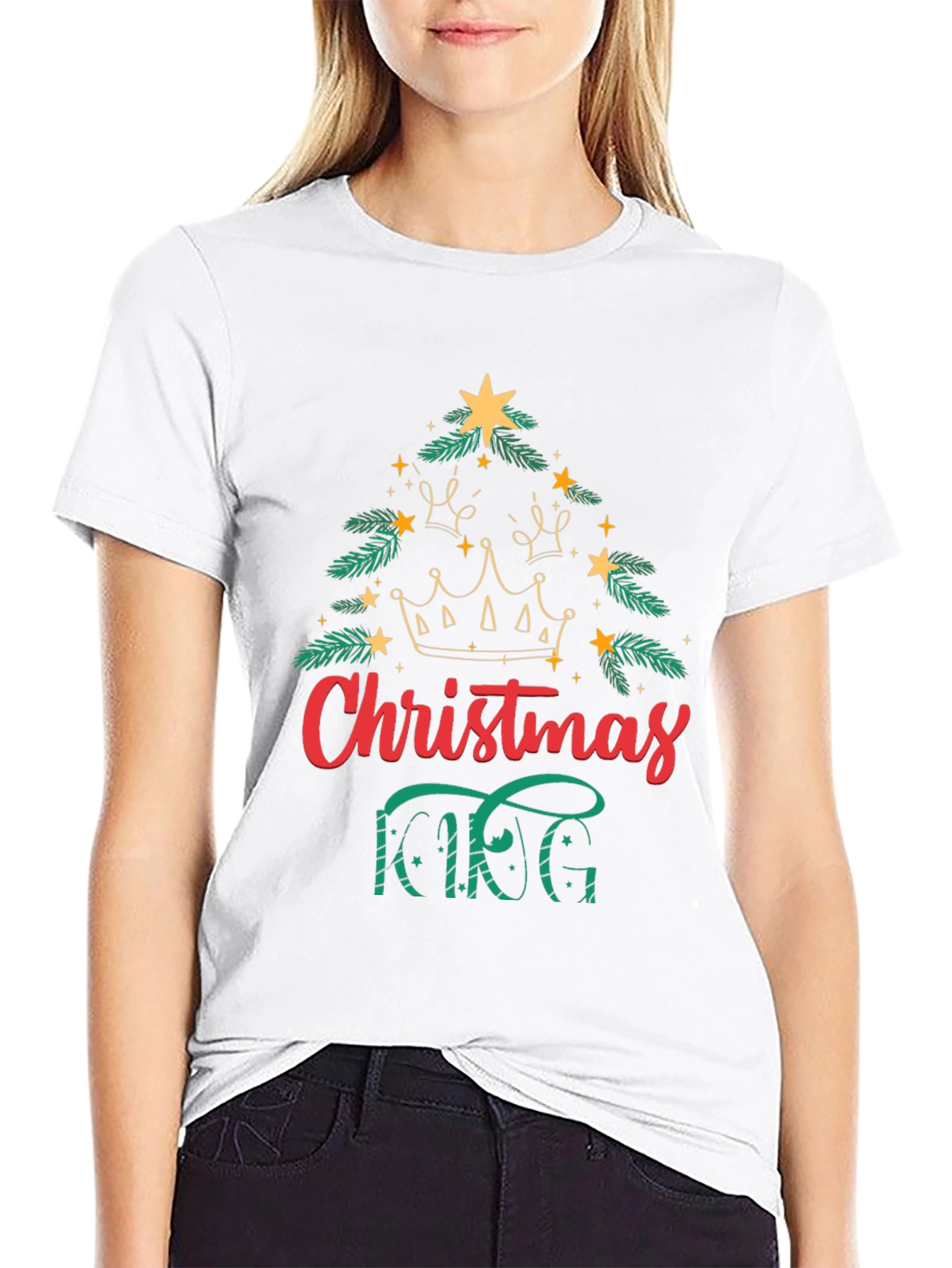 Christmas King Graphic Tee - Holiday Style