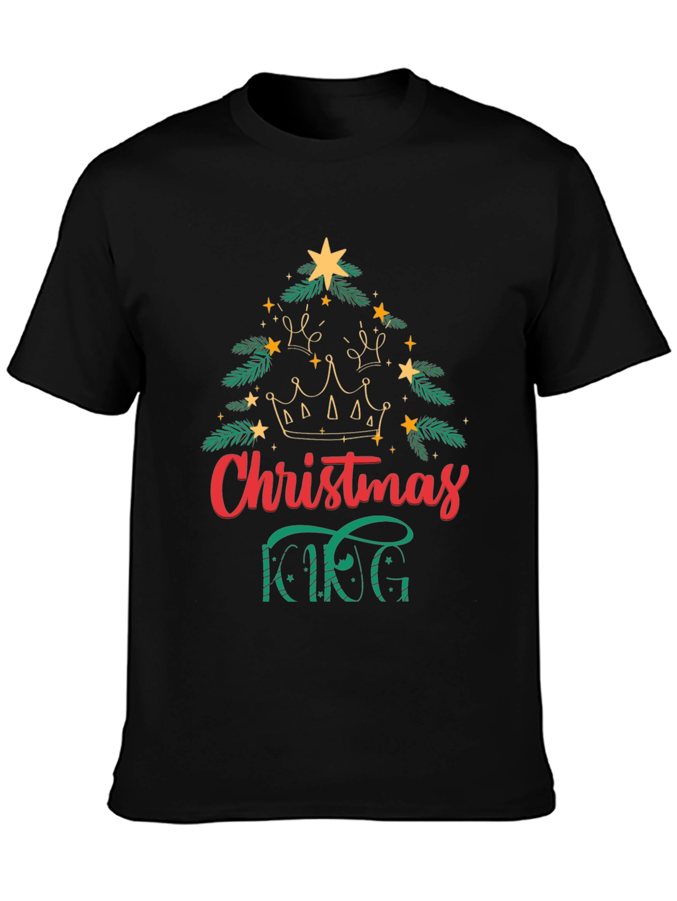 Christmas King Graphic Tee - Holiday Style
