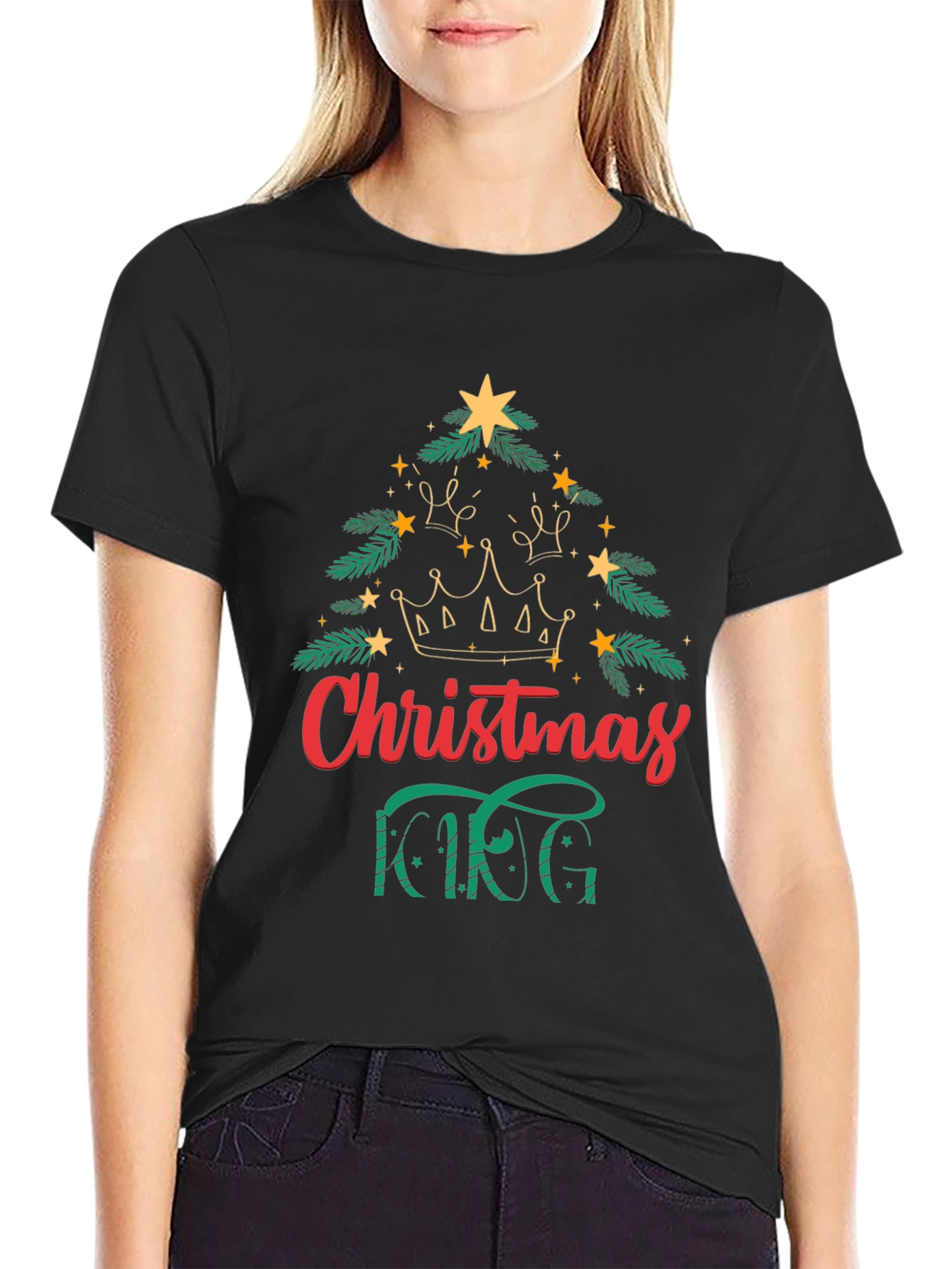 Christmas King Graphic Tee - Holiday Style