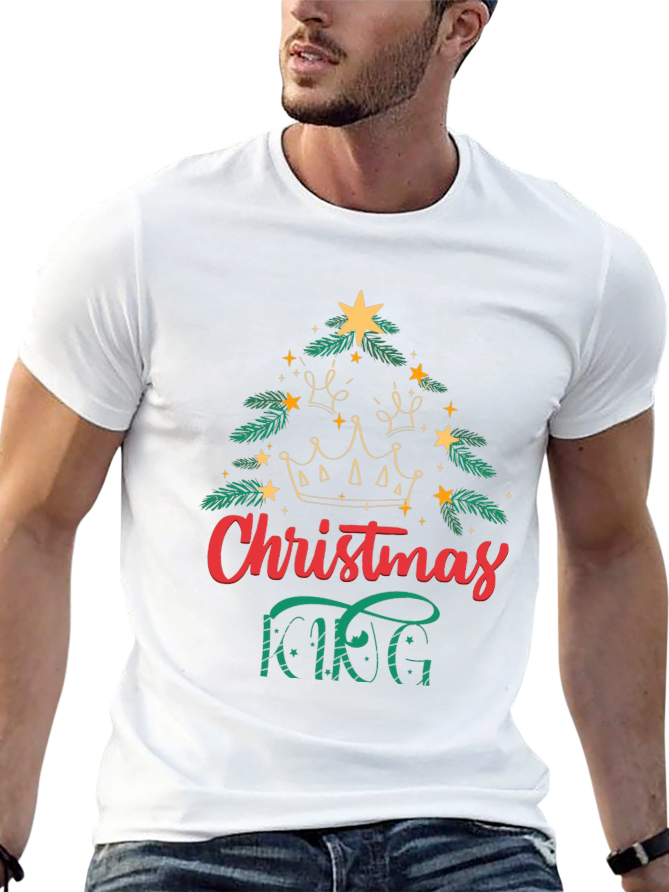 Christmas King Graphic Tee - Holiday Style