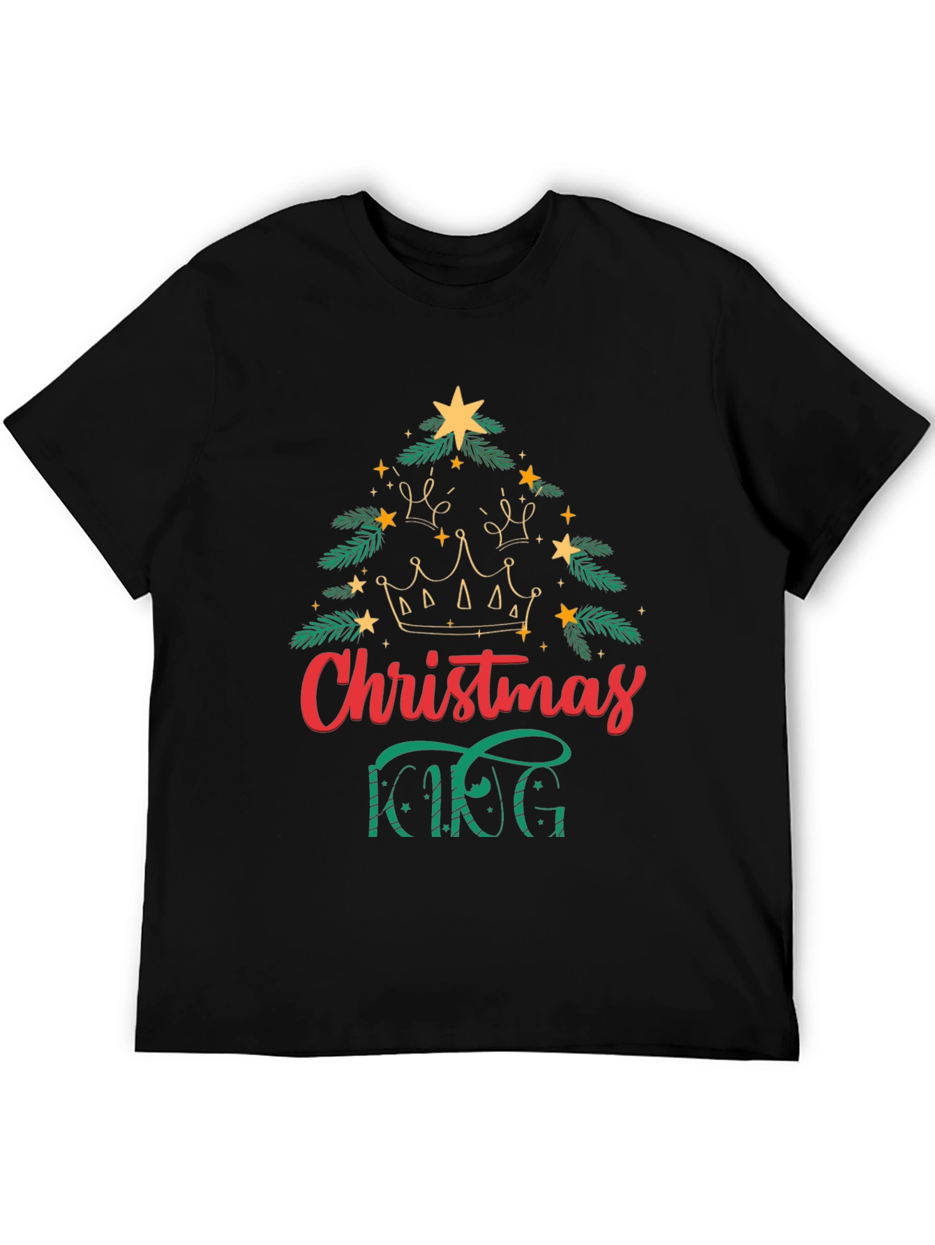 Christmas King Graphic Tee - Holiday Style
