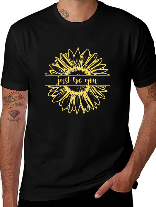 Just Be You Sunflower Graphic Tee