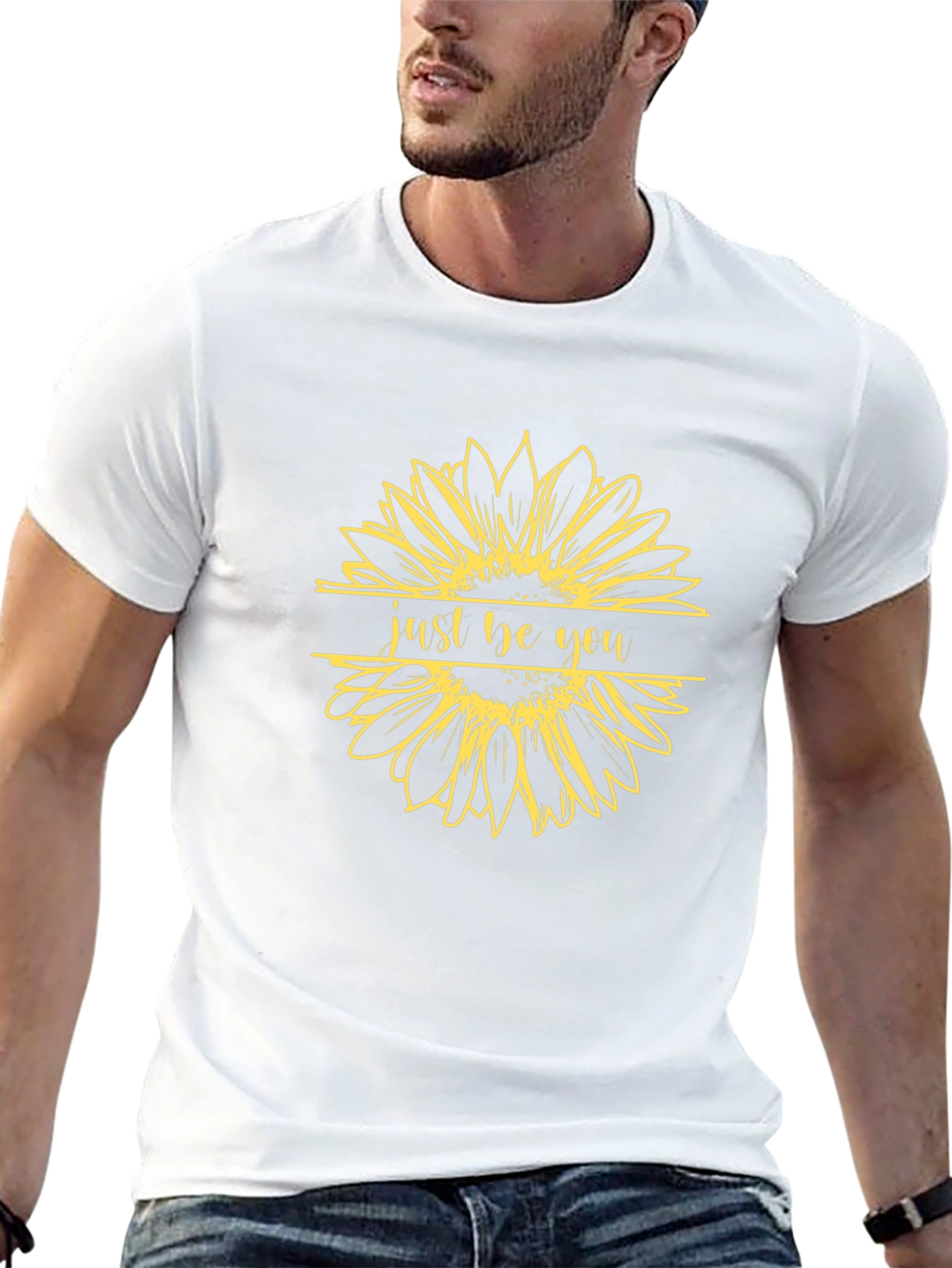 Just Be You Sunflower Graphic Tee