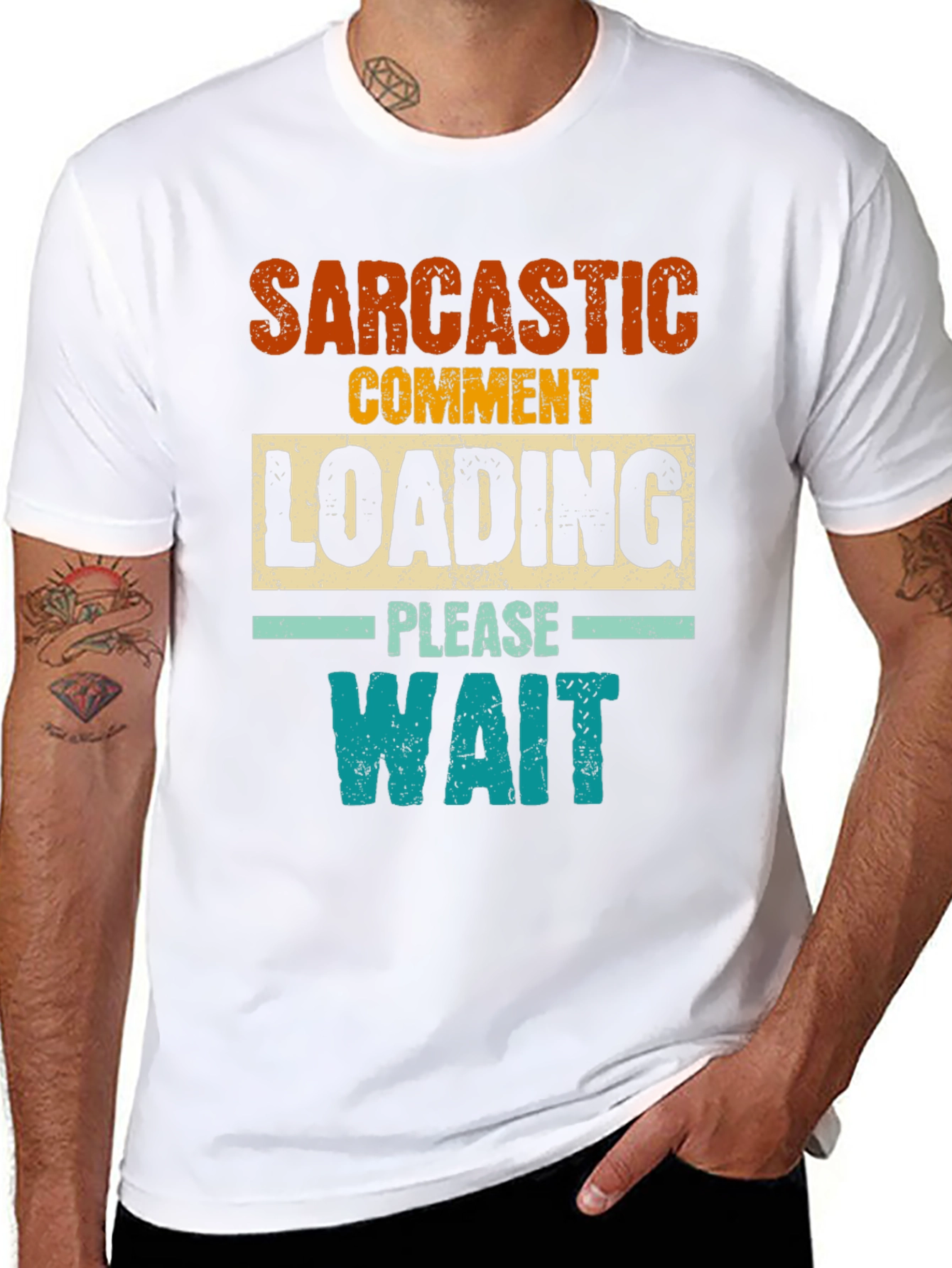 Sarcastic Comment Loading Funny Graphic Tee