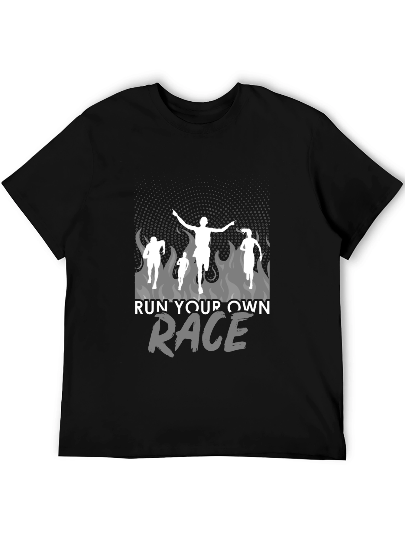Run Your Own Race Graphic T-Shirt - Motivational Tee