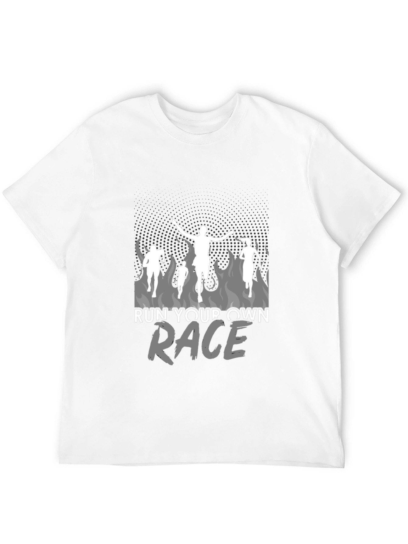Run Your Own Race Graphic T-Shirt - Motivational Tee