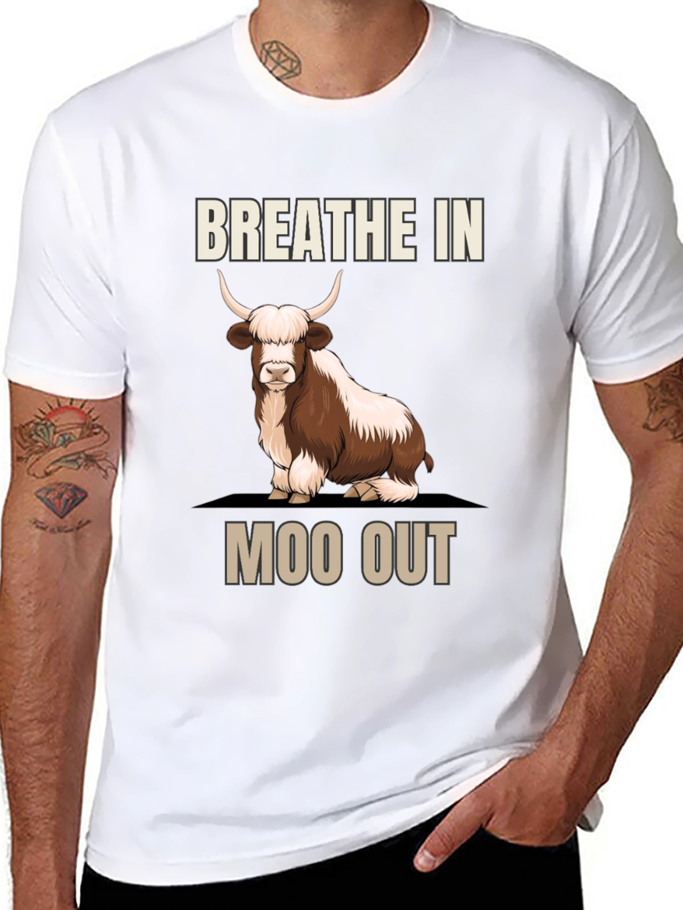 Breathe In Moo Out T-Shirt