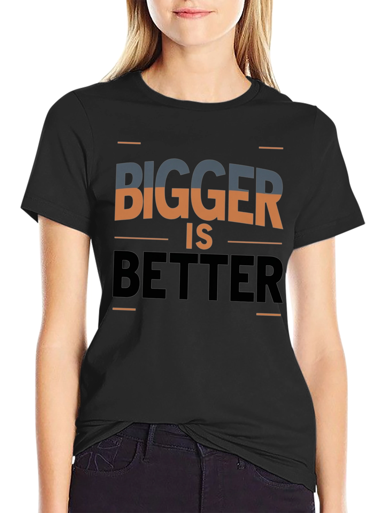 Bigger is Better Graphic Tee - Mens Casual T-Shirt