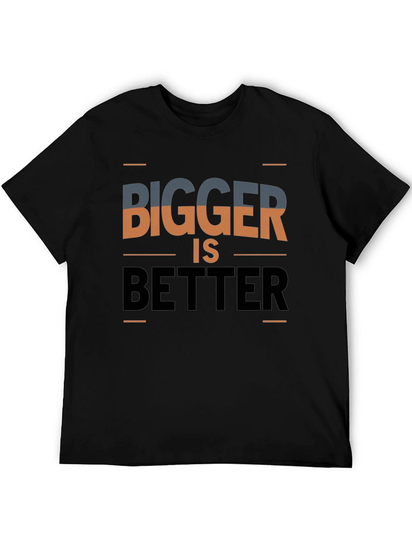 Bigger is Better Graphic Tee - Mens Casual T-Shirt