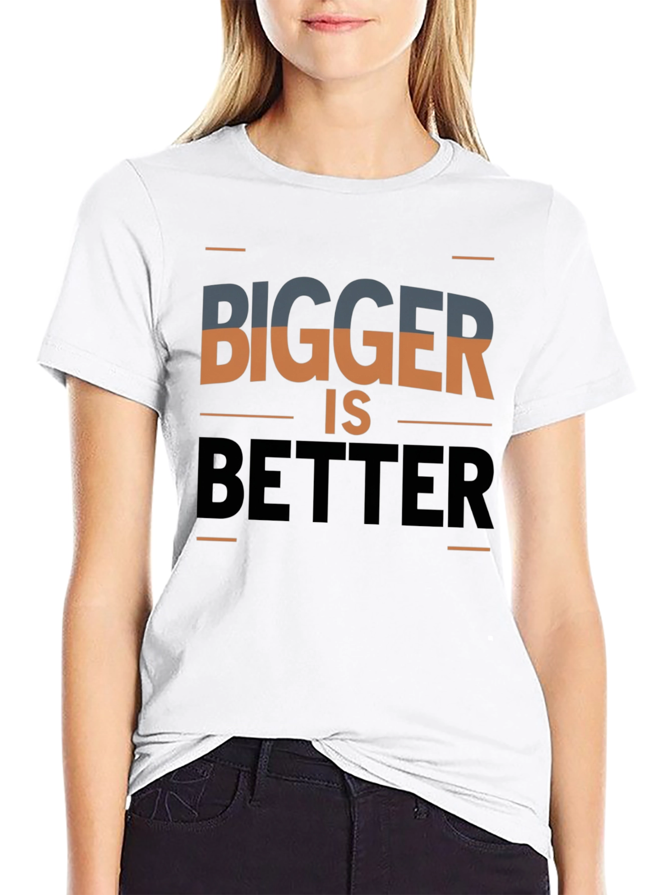 Bigger is Better Graphic Tee - Mens Casual T-Shirt