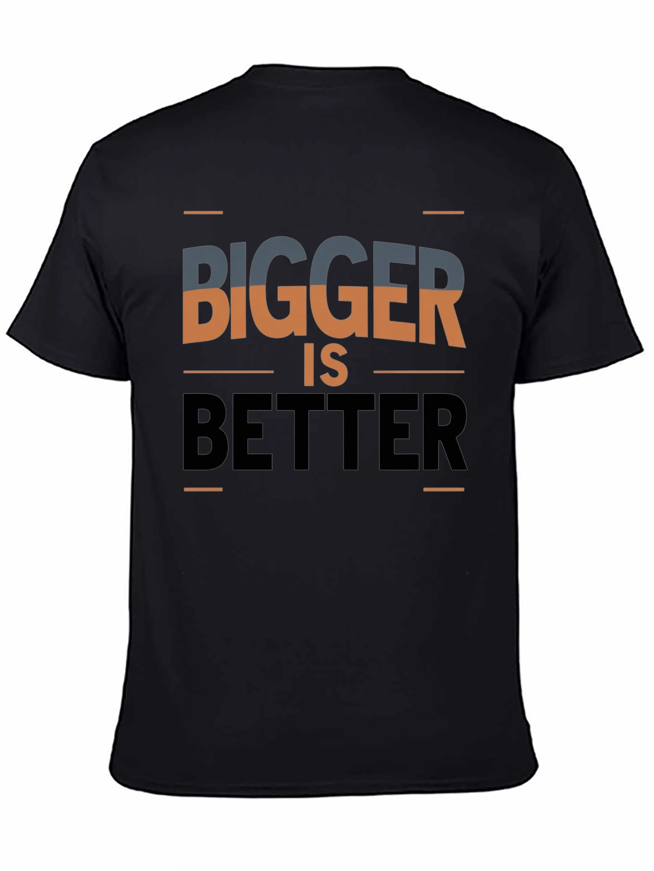 Bigger is Better Graphic Tee - Mens Casual T-Shirt