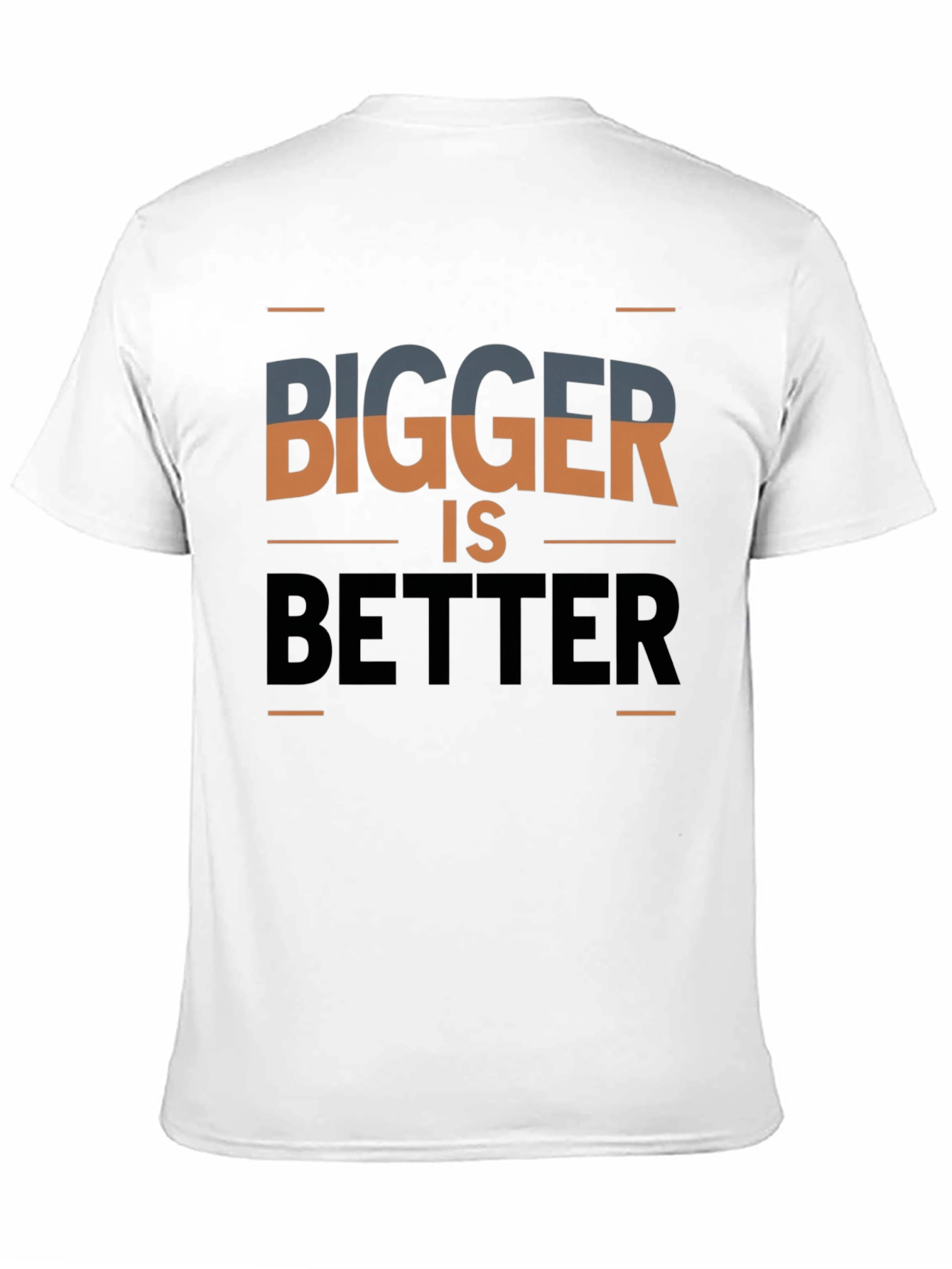 Bigger is Better Graphic Tee - Mens Casual T-Shirt