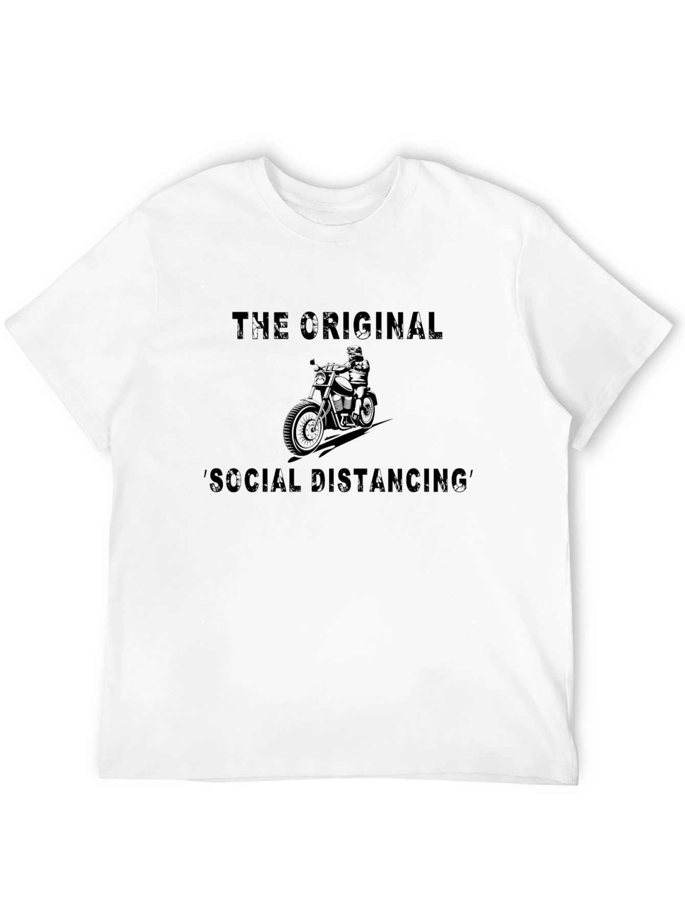 Original Social Distancing Biker T-Shirt