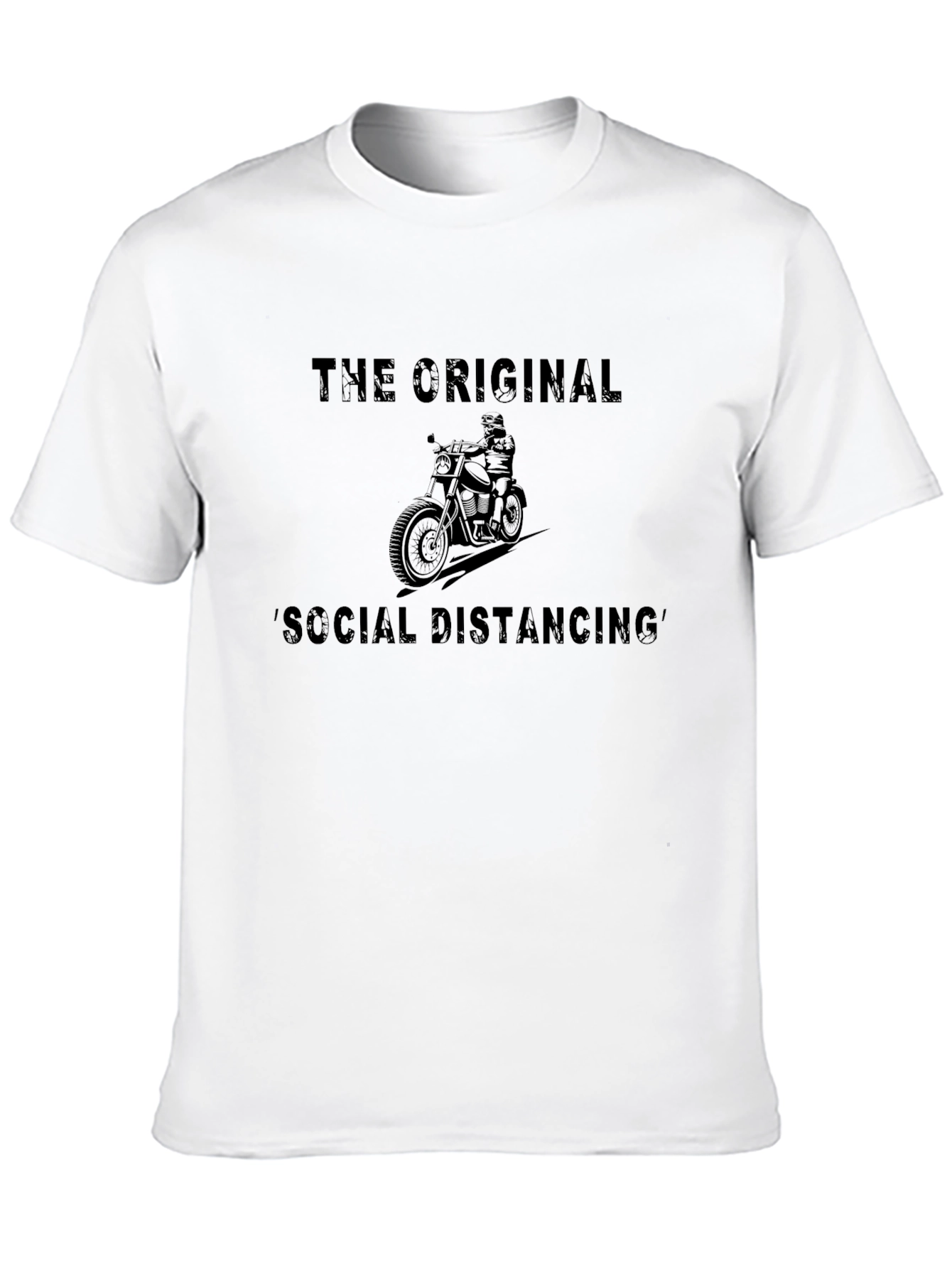 Original Social Distancing Biker T-Shirt