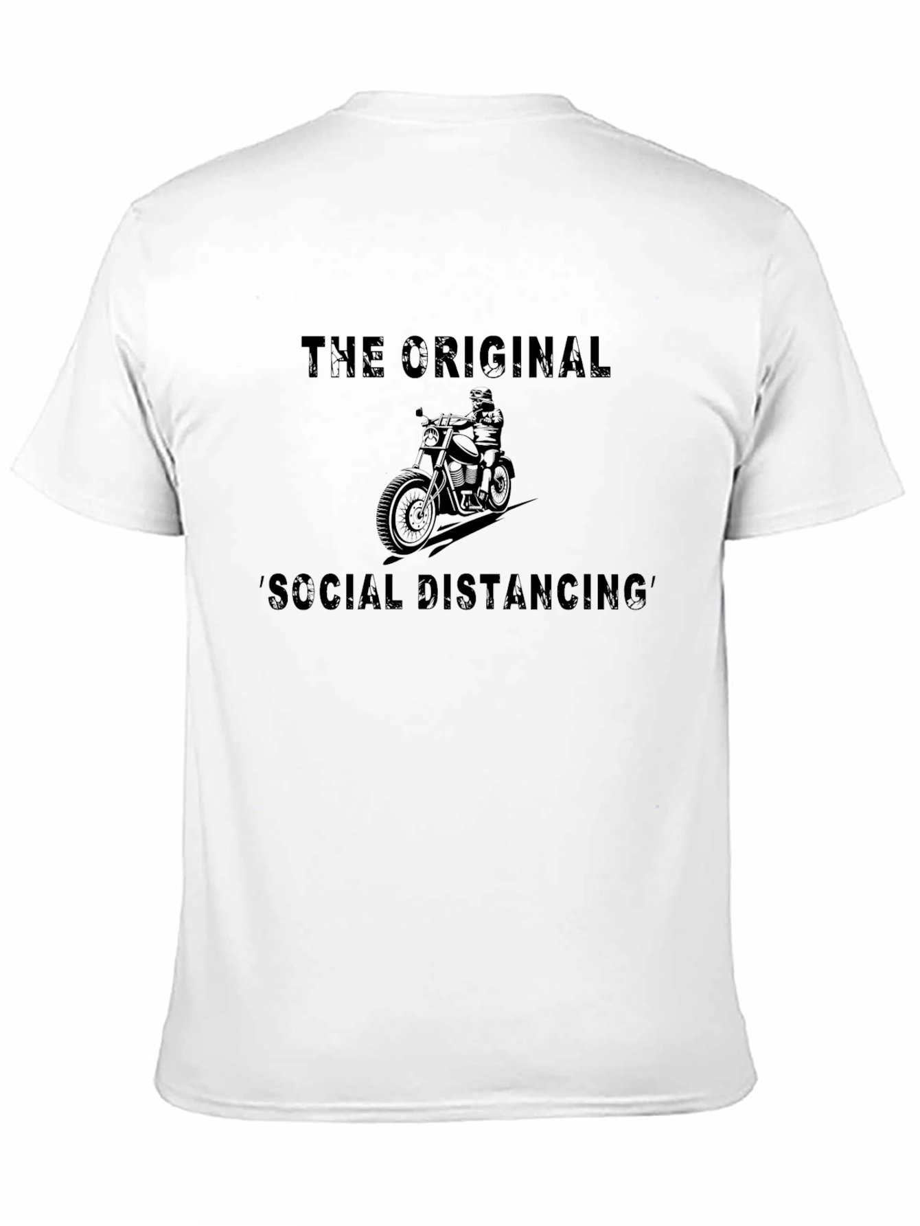 Original Social Distancing Biker T-Shirt