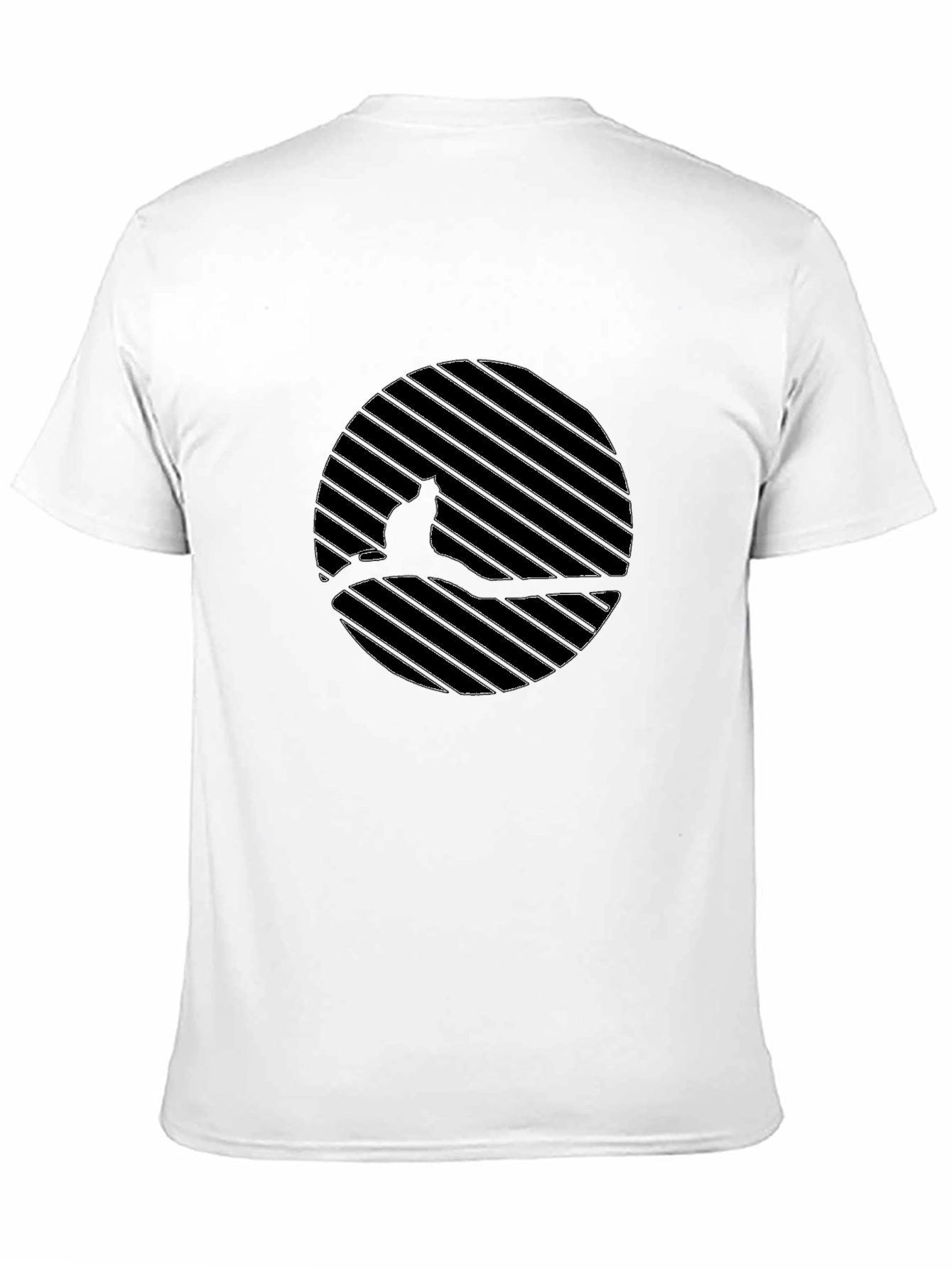 Black Cat on Branch Graphic Tee