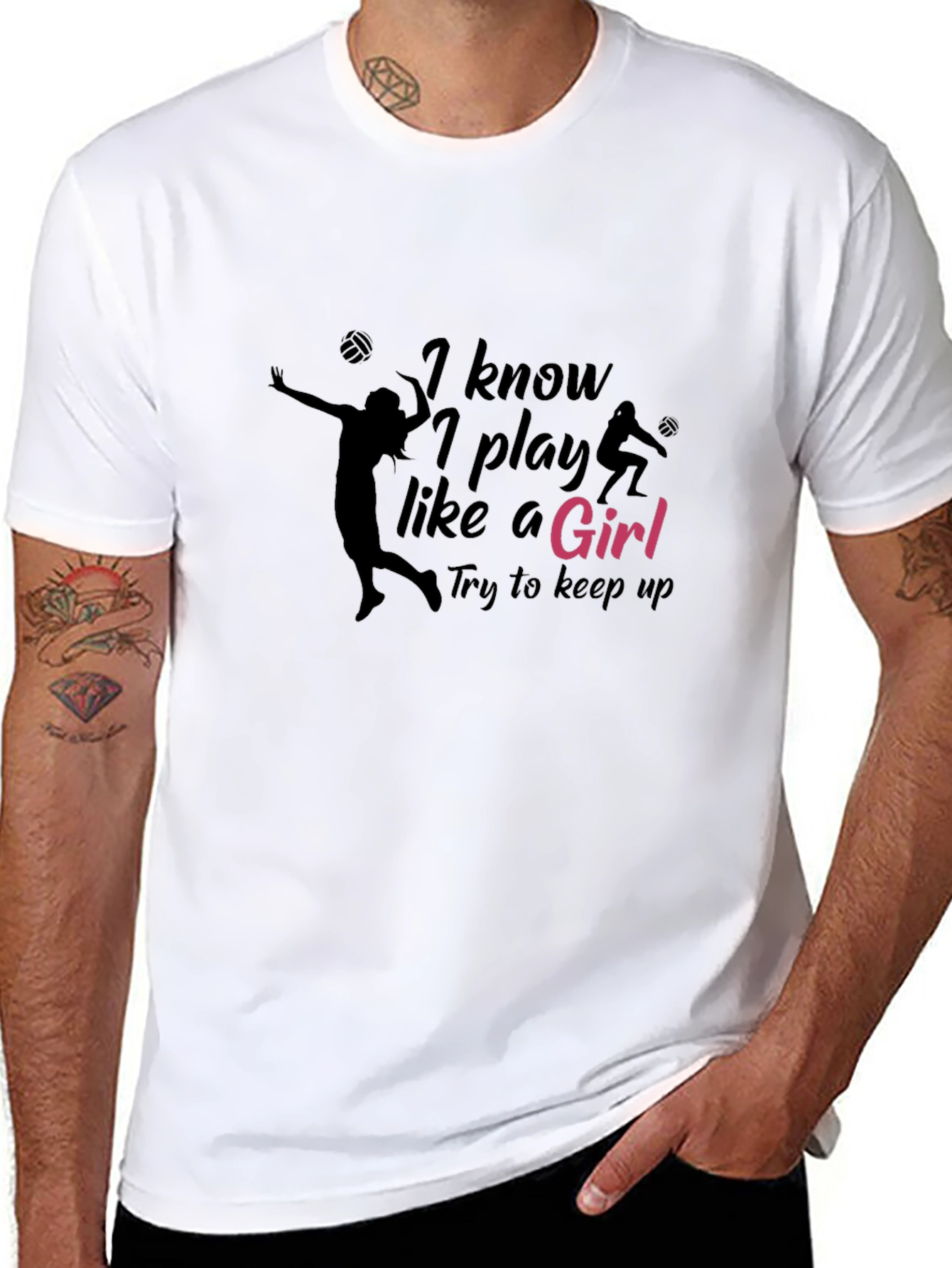 I Know I Play Like A Girl T-Shirt