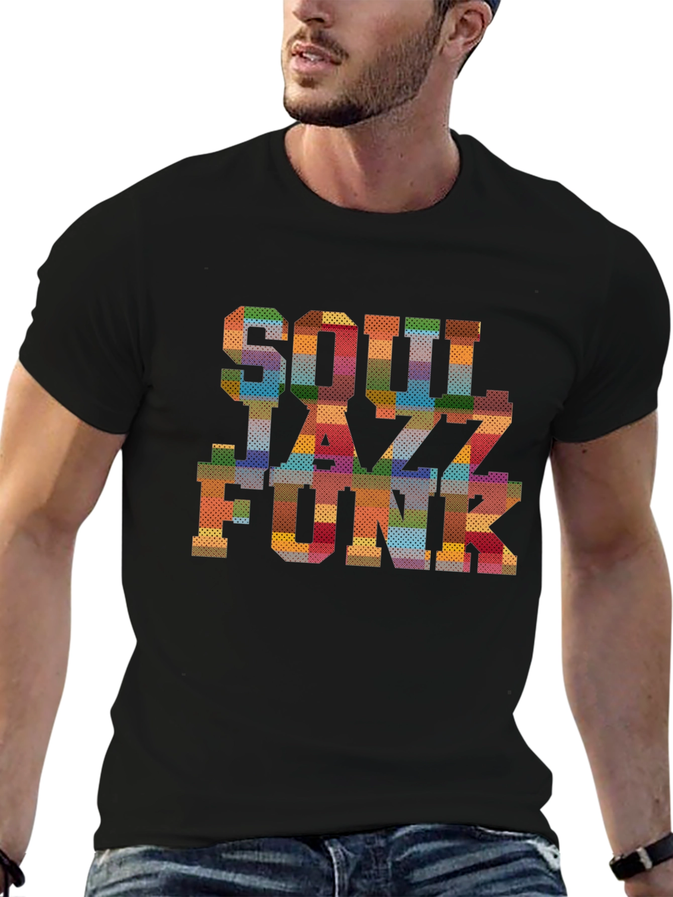 Soul Jazz Funk Graphic Print T-Shirt
