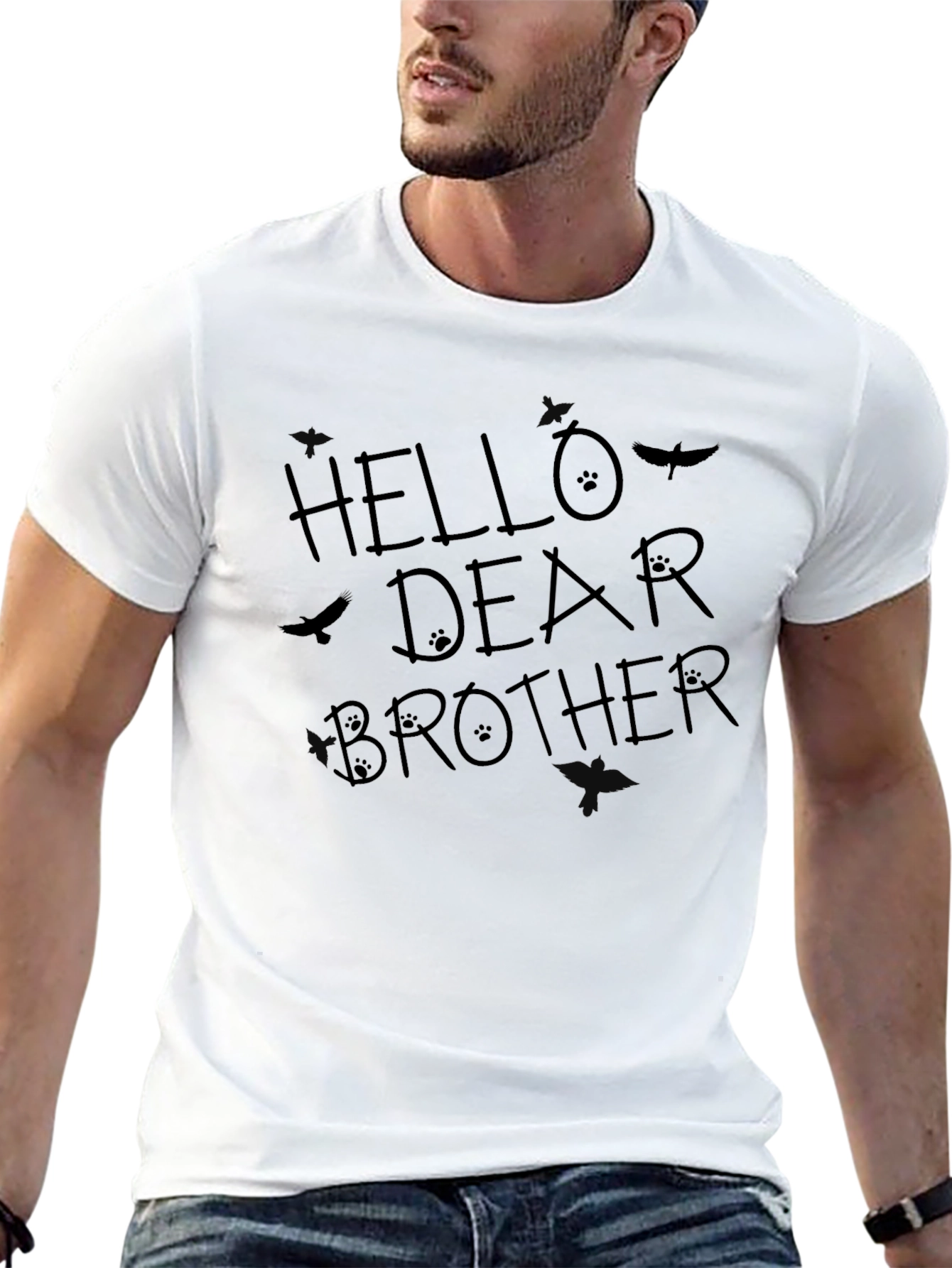 Hello Dear Brother Graphic T-Shirt