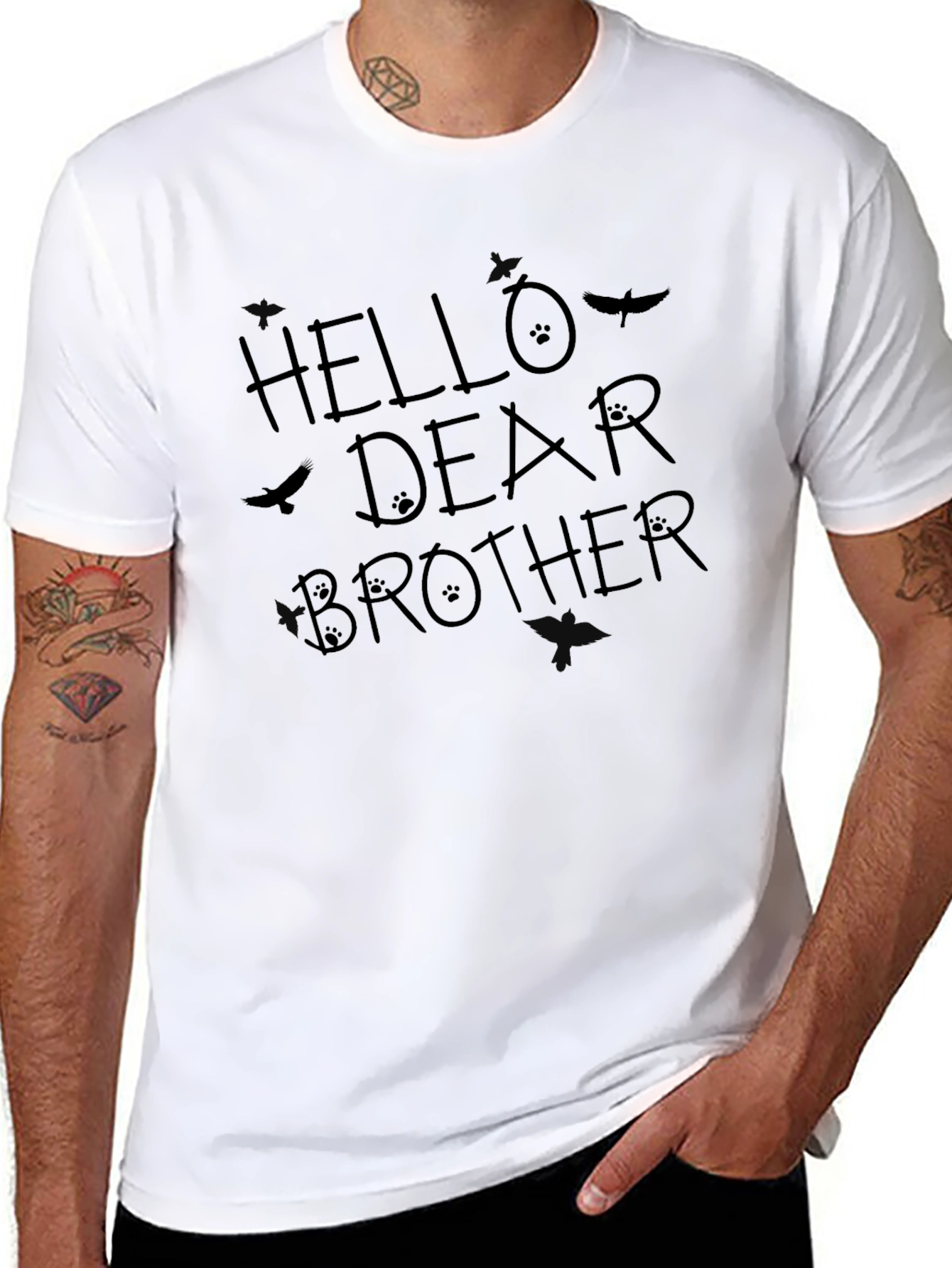 Hello Dear Brother Graphic T-Shirt