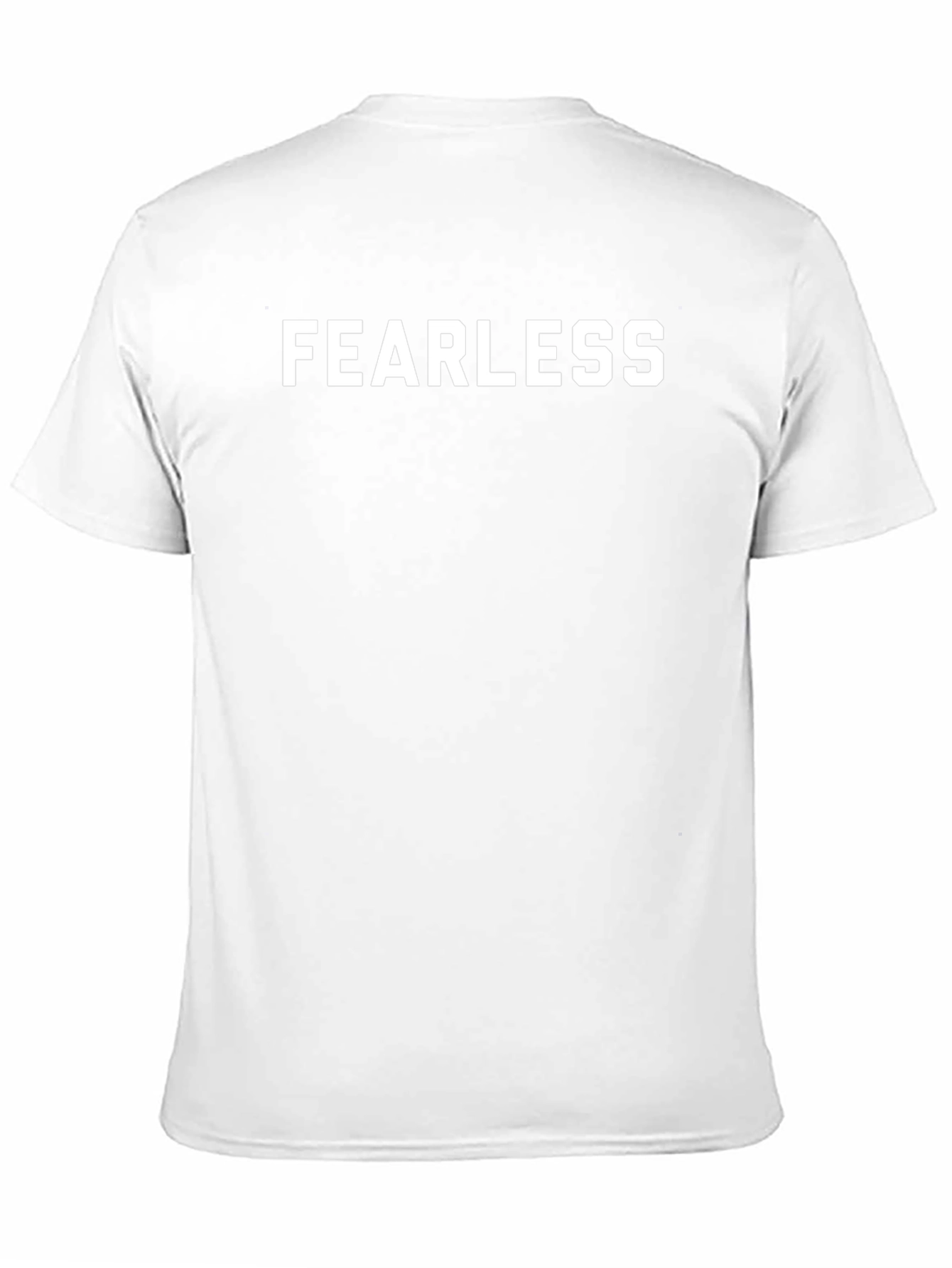 Fearless Black Graphic Tee - Classic Fit