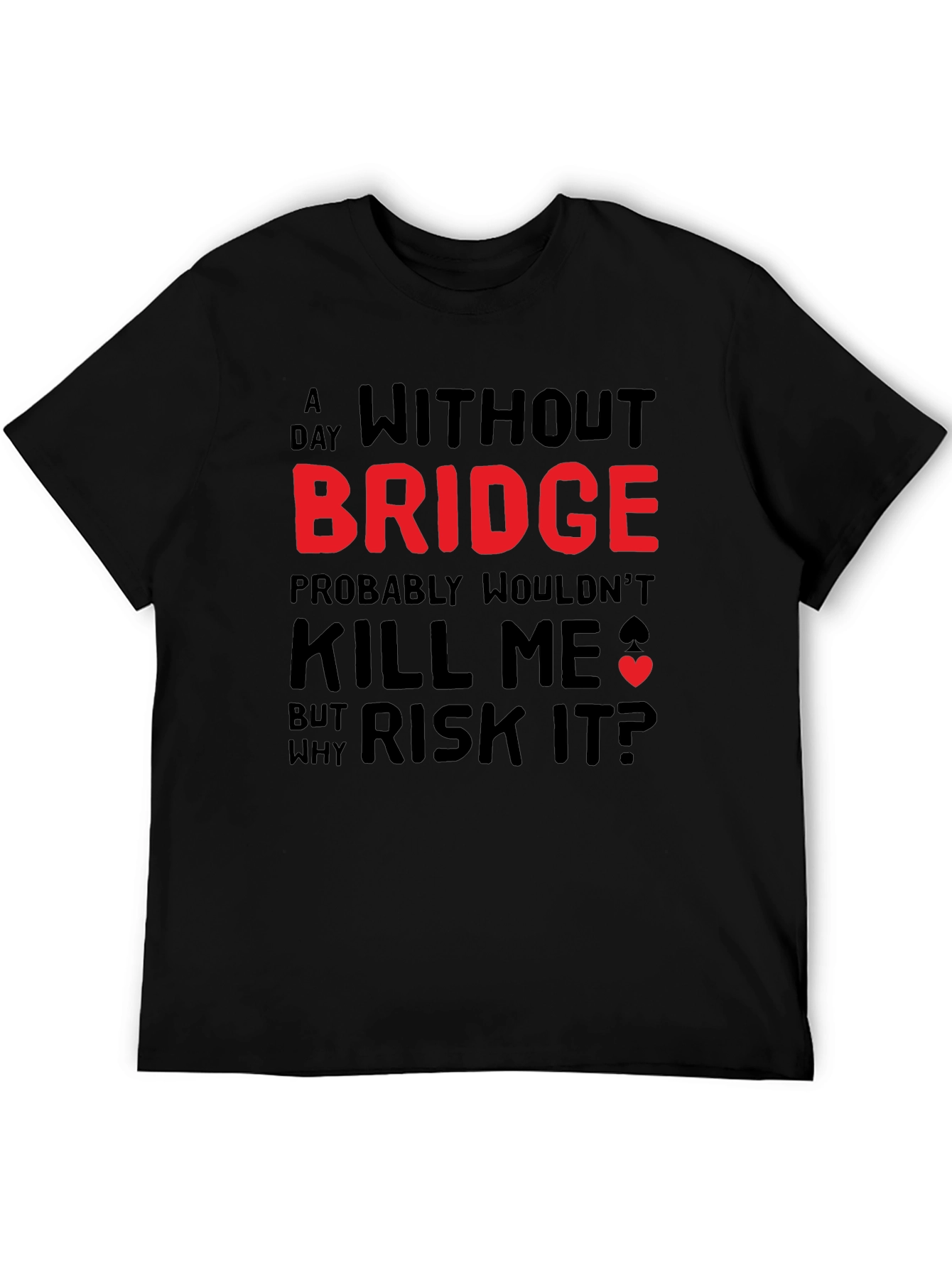 Funny Bridge T-Shirt - Why Risk It?