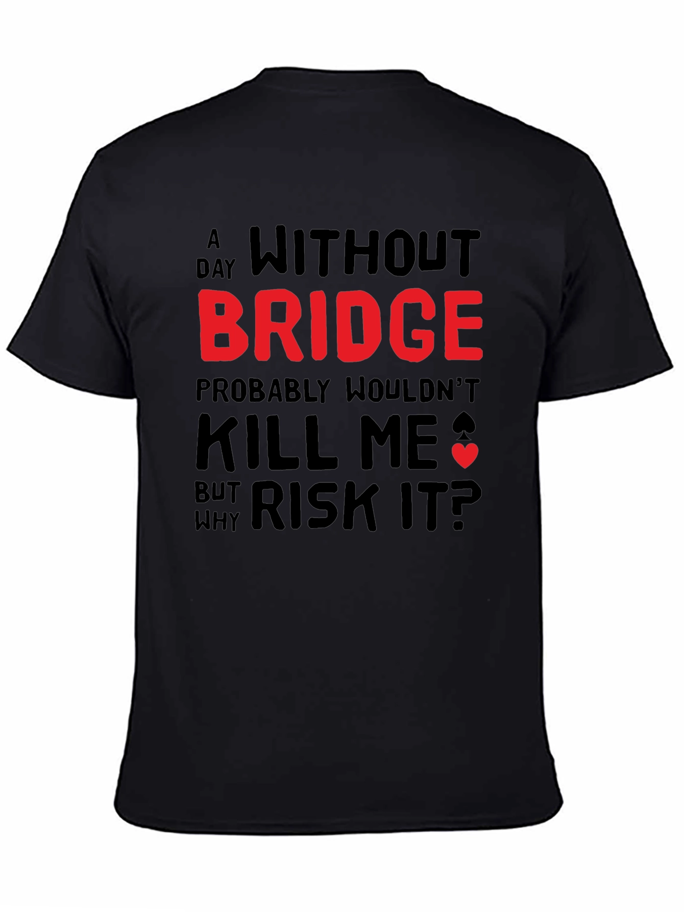 Funny Bridge T-Shirt - Why Risk It?