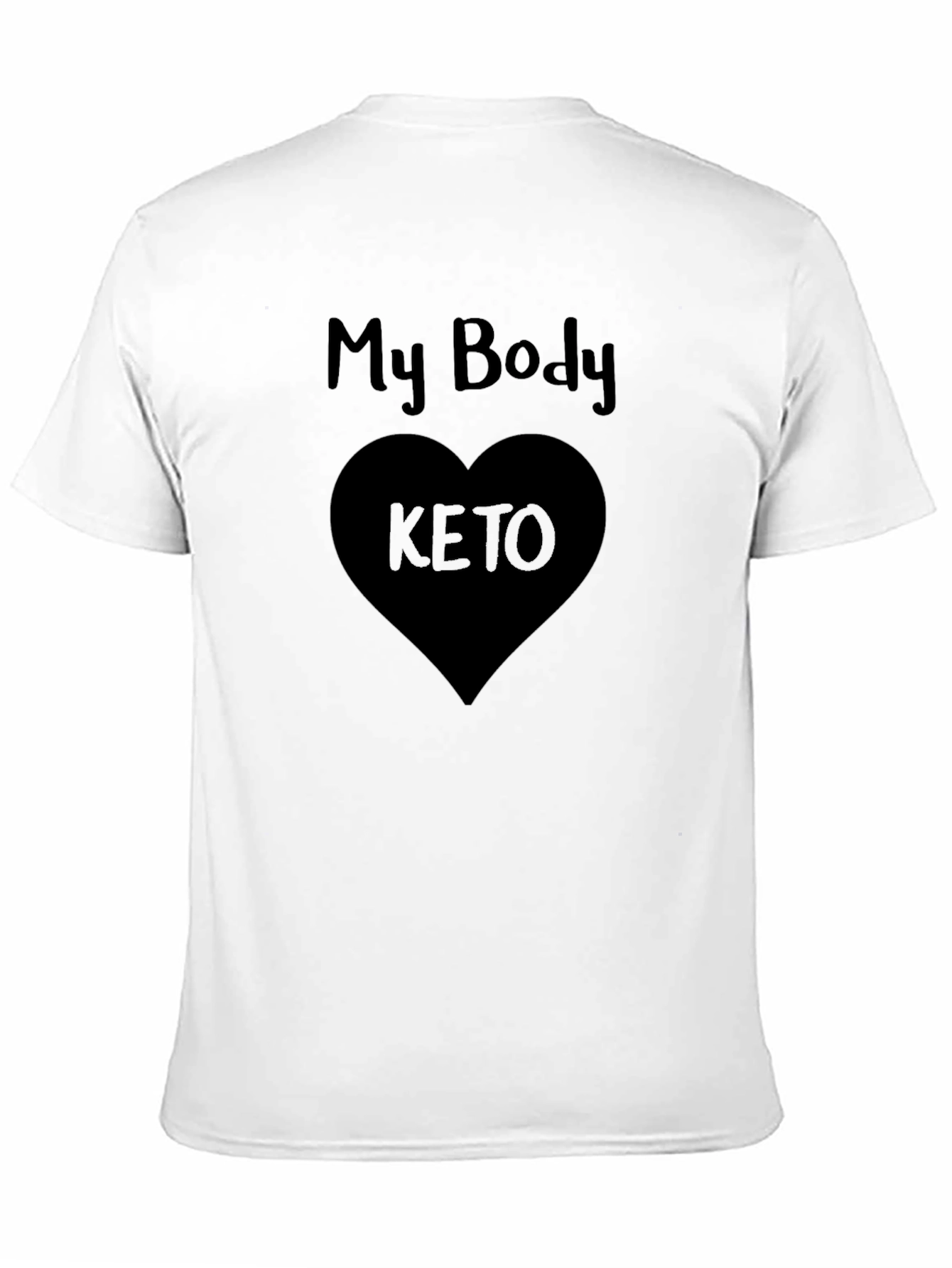 My Body Loves Keto Black T-Shirt