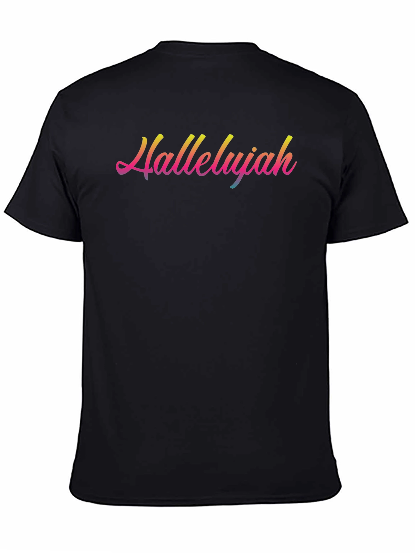 Hallelujah T-Shirt - Black Religious Graphic Tee