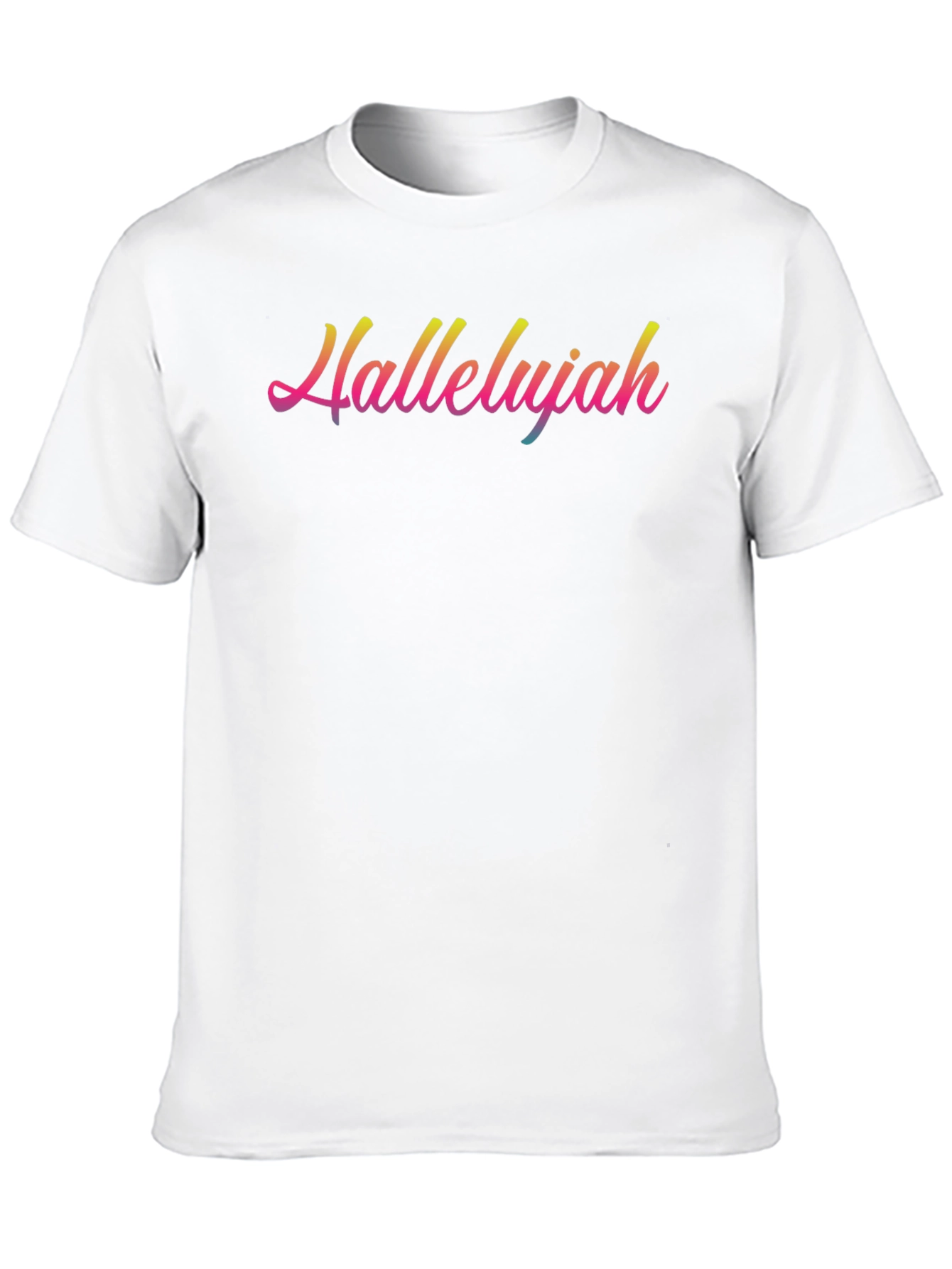 Hallelujah T-Shirt - Black Religious Graphic Tee