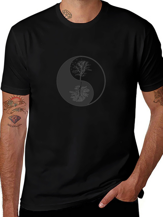 Yin Yang Tree Graphic Tee - Unisex Comfort Fit