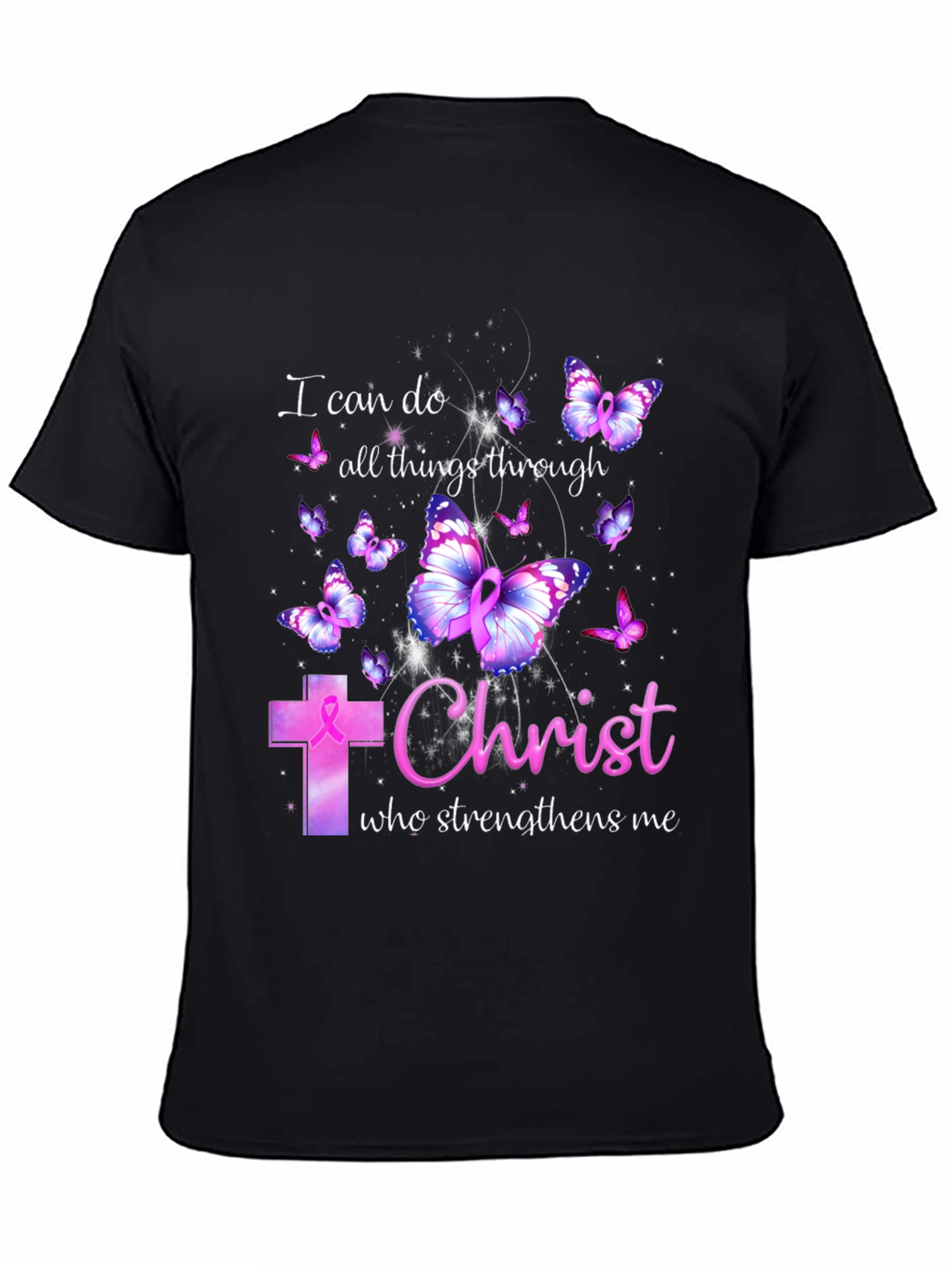 I Can Do All Things Through Christ Butterfly T-Shirt