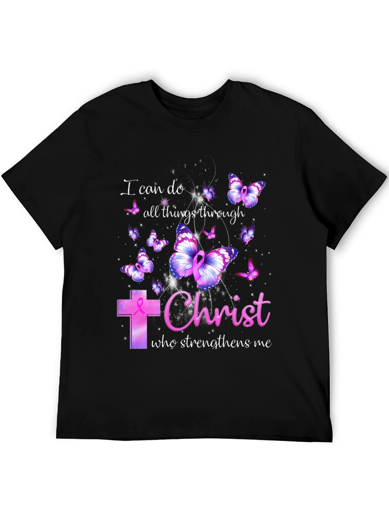 I Can Do All Things Through Christ Butterfly T-Shirt