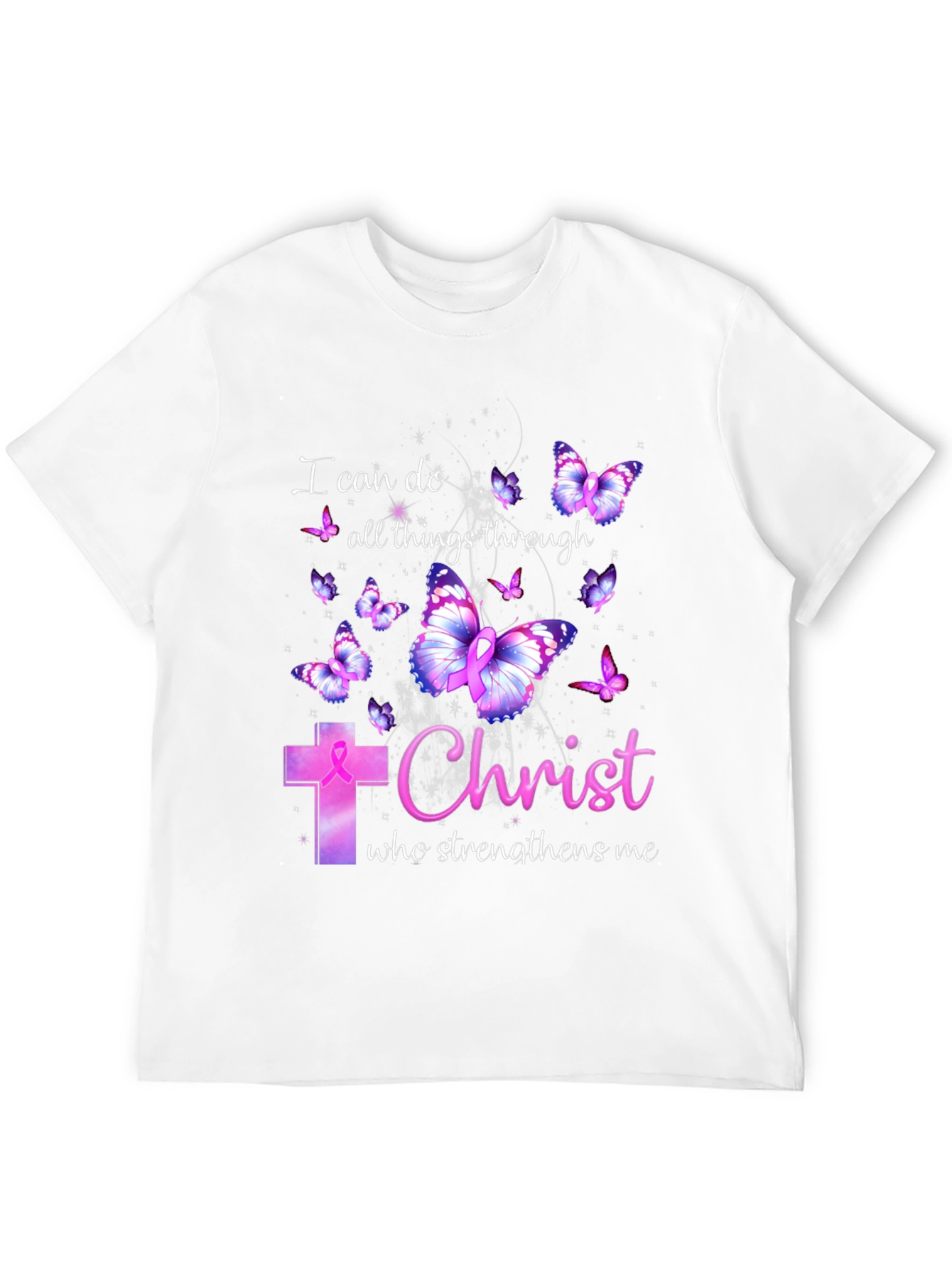 I Can Do All Things Through Christ Butterfly T-Shirt