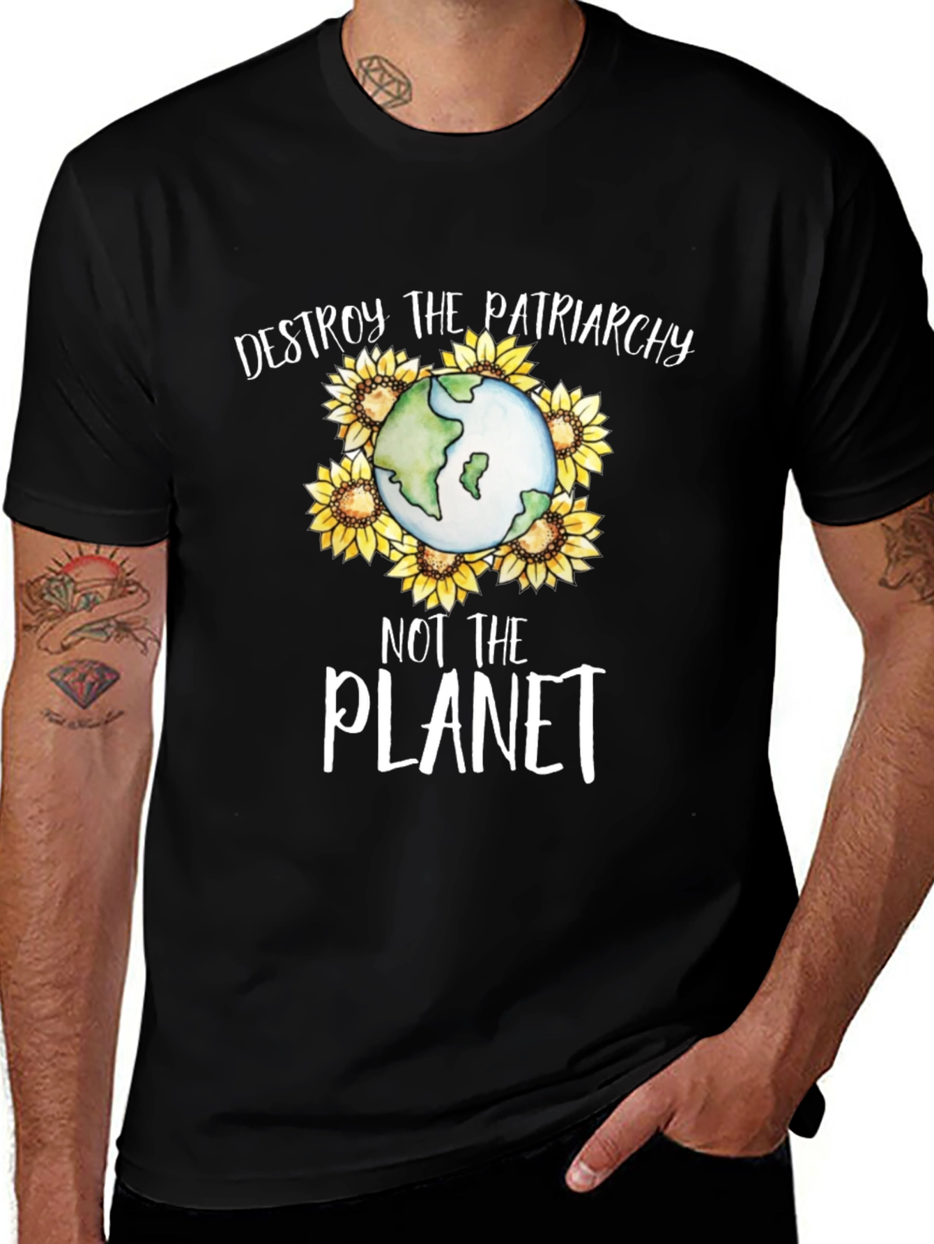 Destroy Patriarchy Not the Planet Graphic Tee